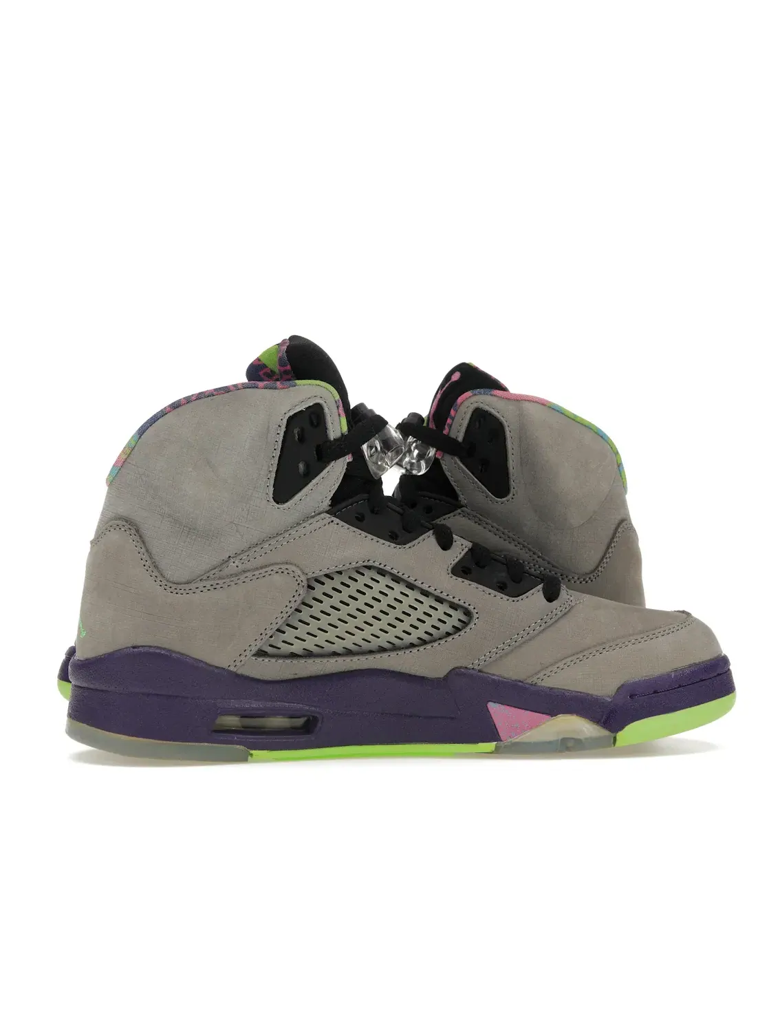 Мужские кроссовки с принтом Jordan 5 Retro — изображение 3 из 4, серый/розовый-фиолетовый