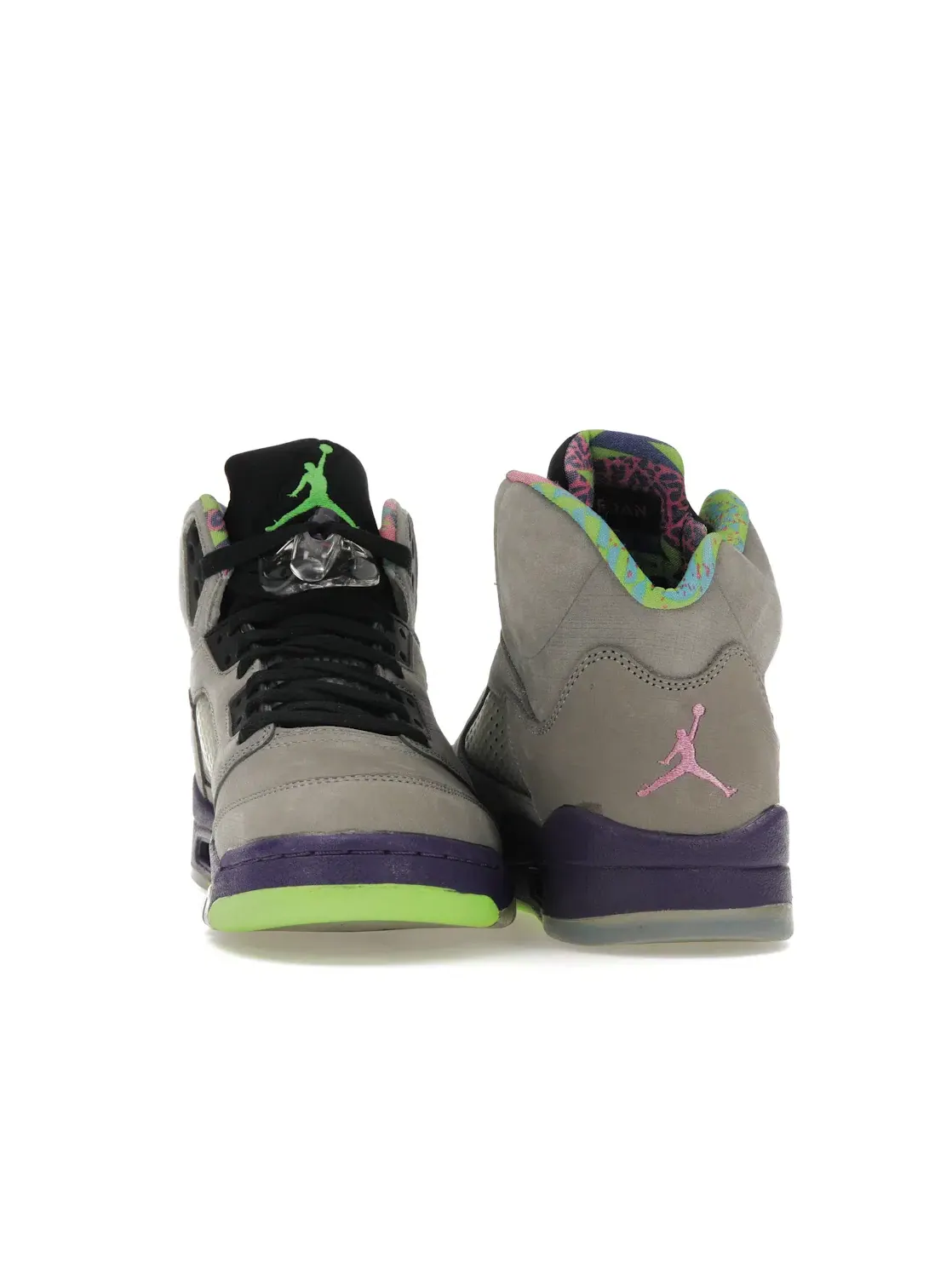 Мужские кроссовки с принтом Jordan 5 Retro — изображение 4 из 4, серый/розовый-фиолетовый