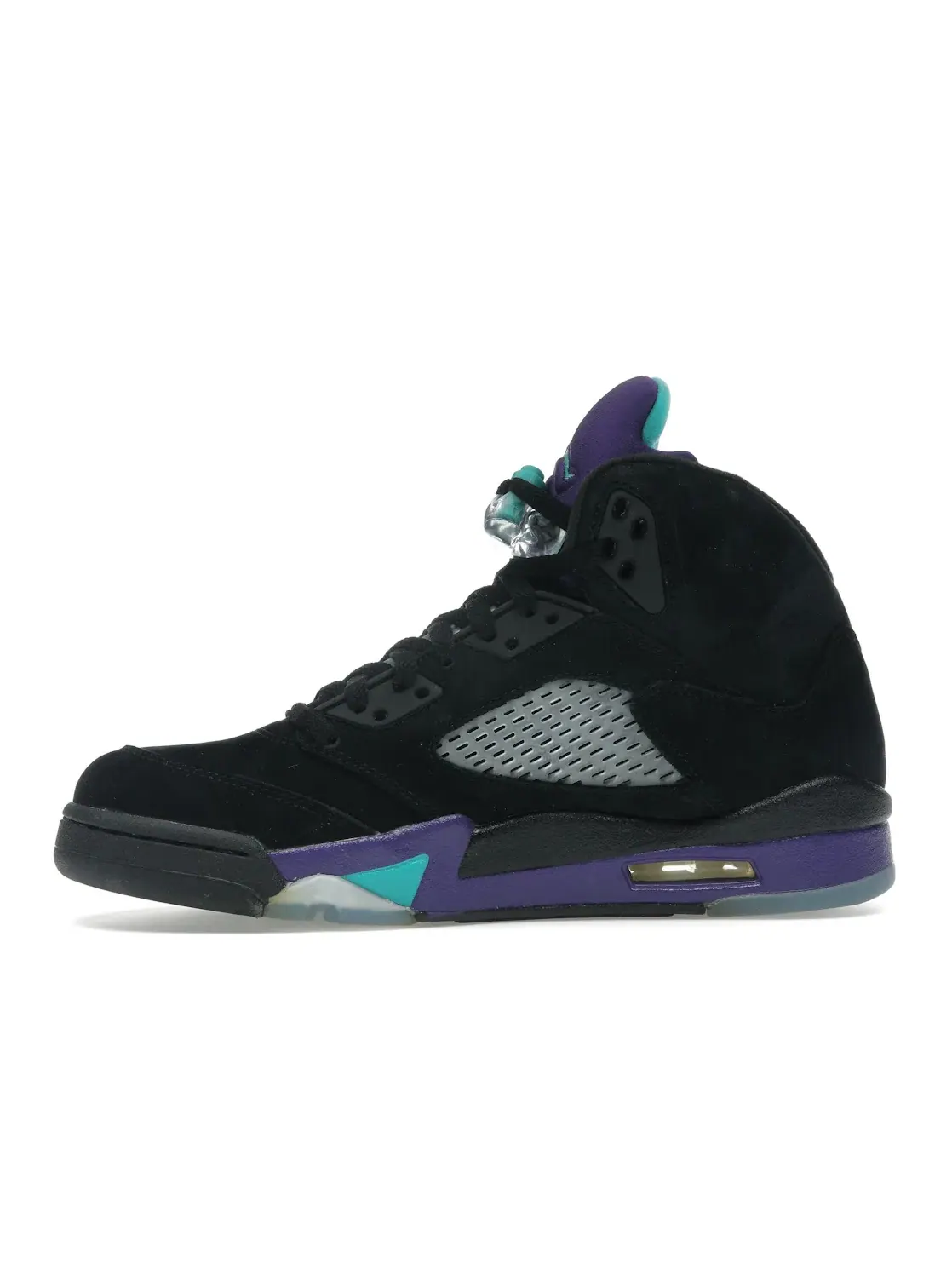 Мужские кроссовки с верхом из нубука Jordan 5 Retro — изображение 3 из 4, черный