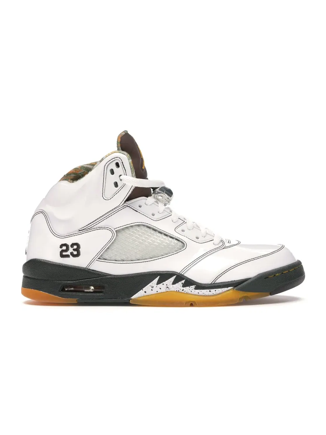 Мужские кроссовки Lifestyle Jordan 5 Retro Jordan — изображение 1 из 4, белый/темный-темный