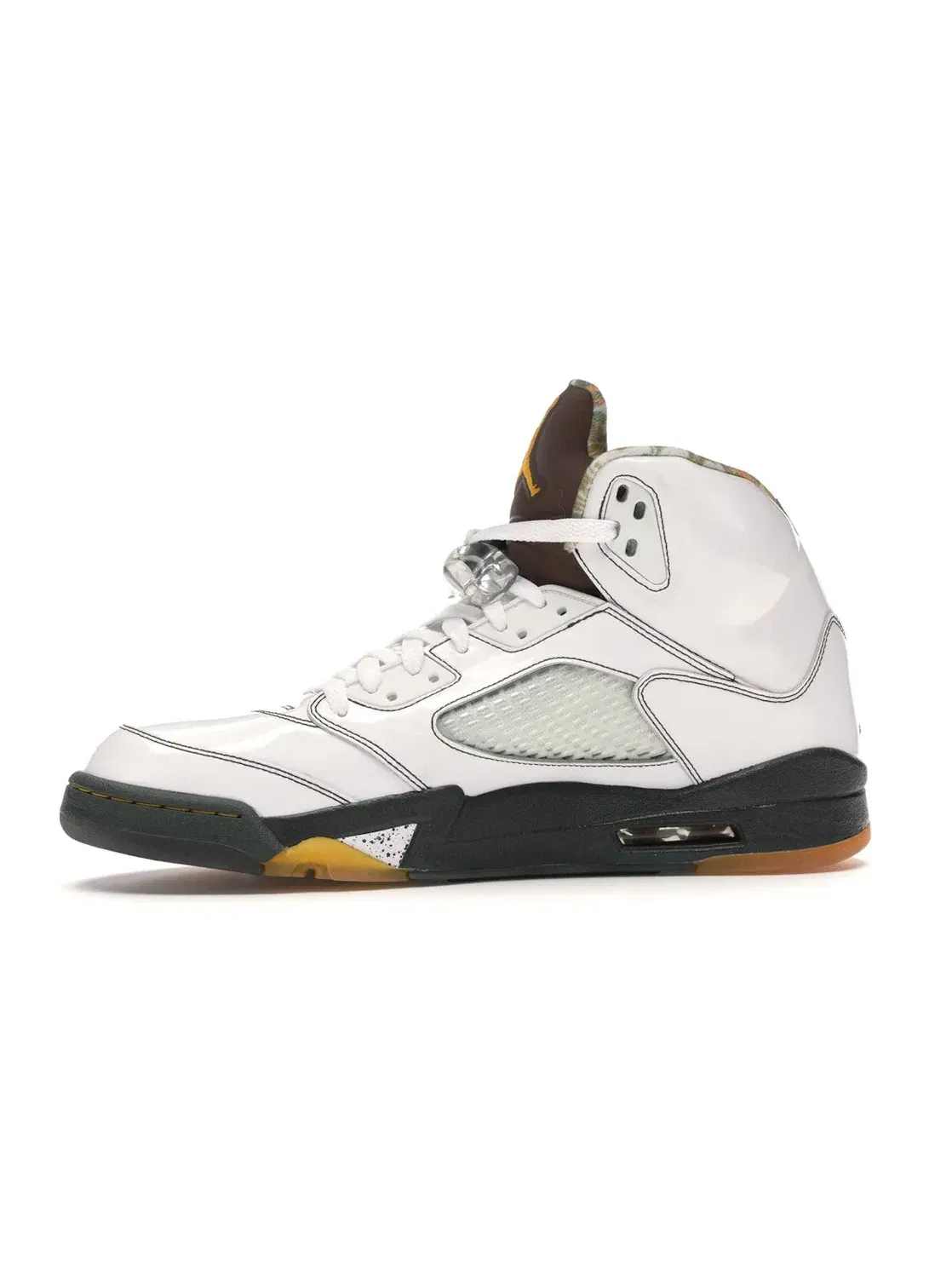 Мужские кроссовки Lifestyle Jordan 5 Retro Jordan — изображение 3 из 4, белый/темный-темный