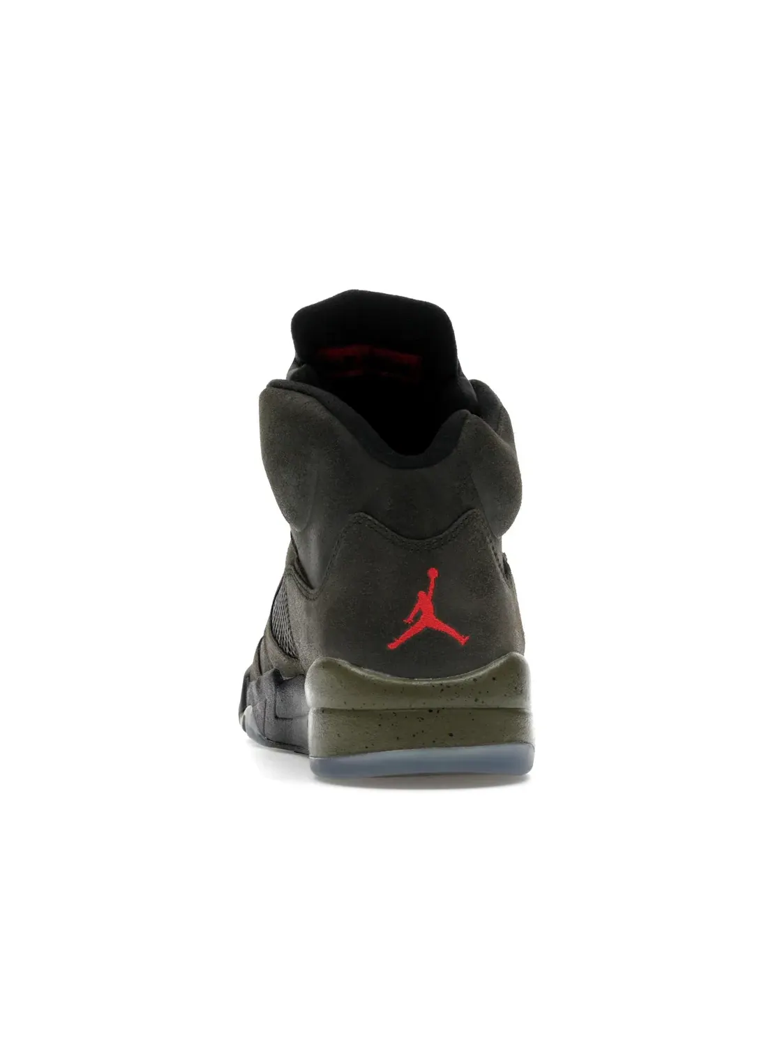 Мужские кроссовки с замшевым верхом Jordan 5 Retro Fear Pack Jordan — изображение 4 из 4, красный-оливковый-черный
