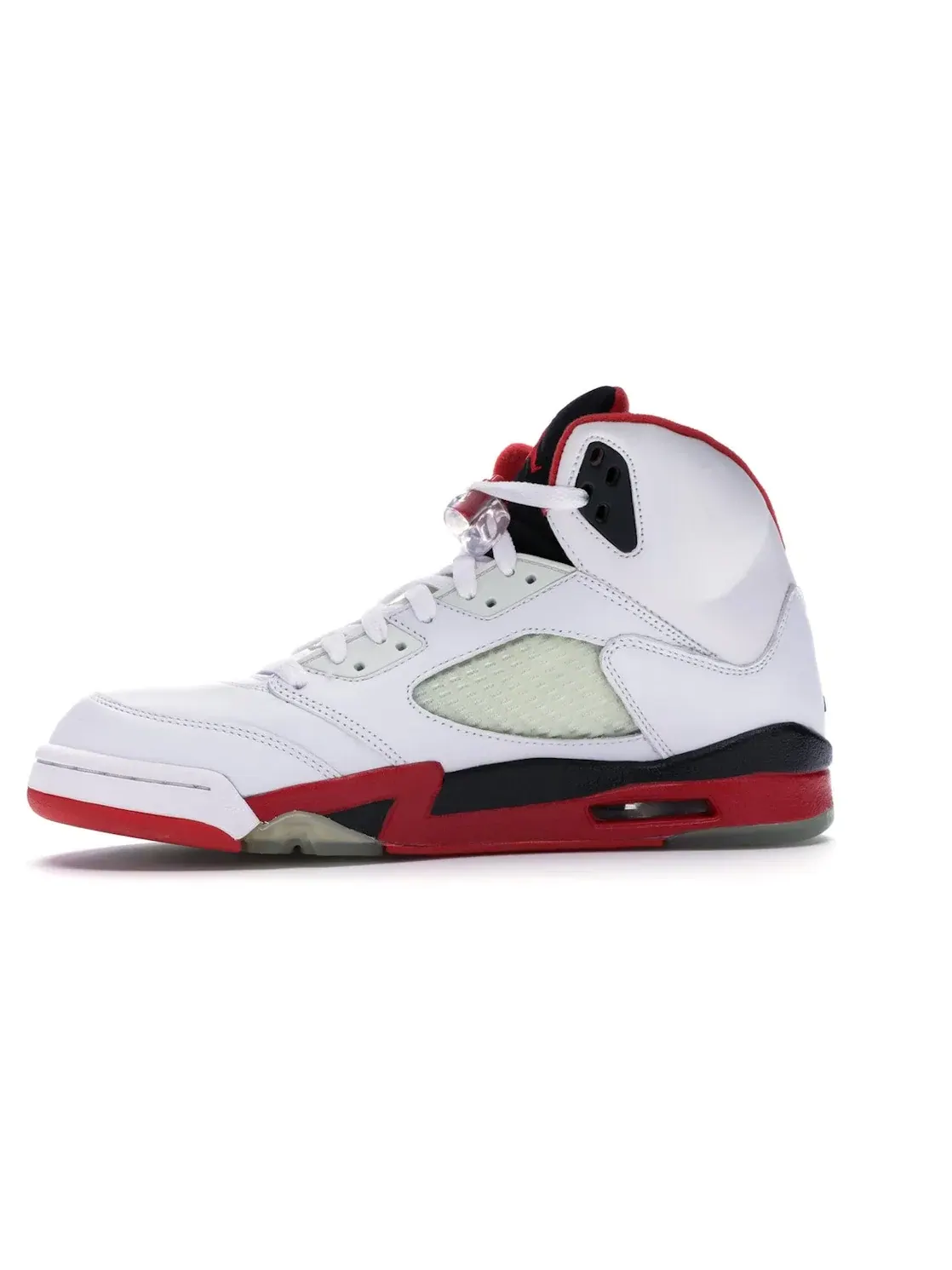 Мужские кроссовки с культовым дизайном Jordan 5 Retro Jordan — изображение 3 из 4, белый/-красный/черный
