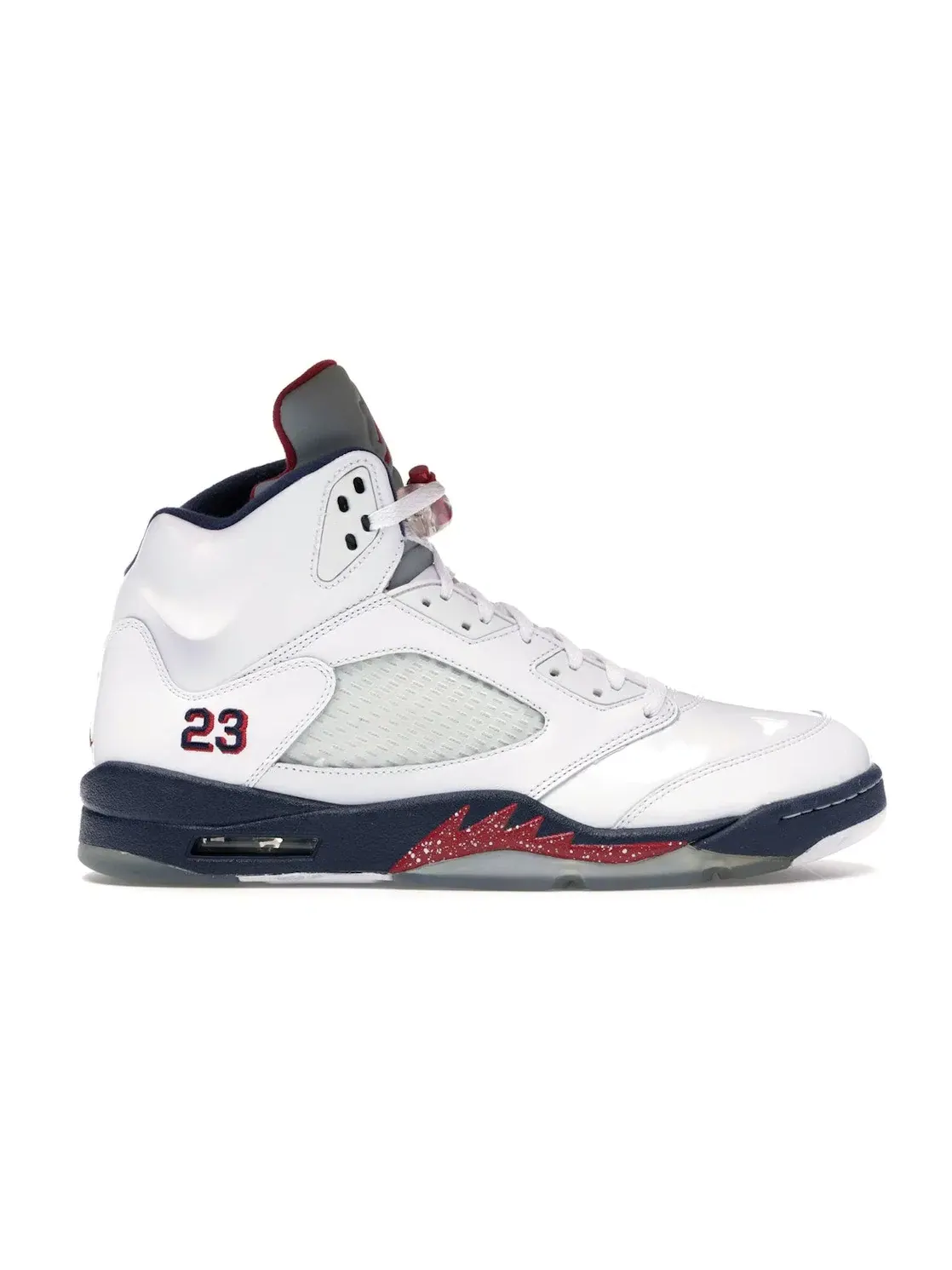 Мужские кроссовки лимитированной серии Jordan 5 Retro Independence Day Jordan — изображение 1 из 4, белый/красный