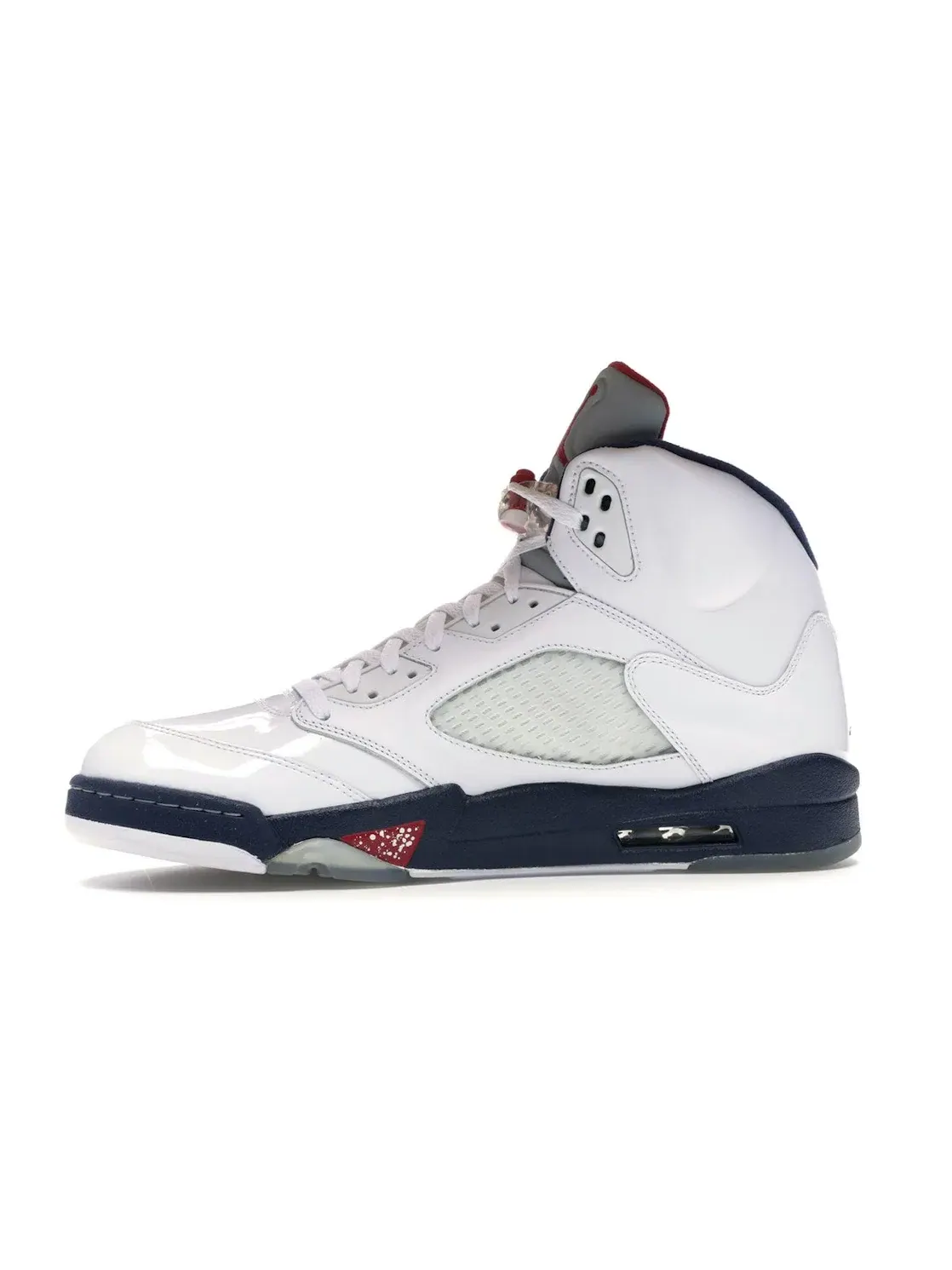 Мужские кроссовки лимитированной серии Jordan 5 Retro Independence Day Jordan — изображение 3 из 4, белый/красный