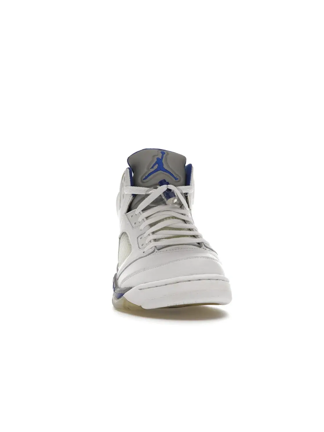 Мужские кроссовки с замшевыми вставками Jordan 5 Retro — изображение 2 из 4, белый