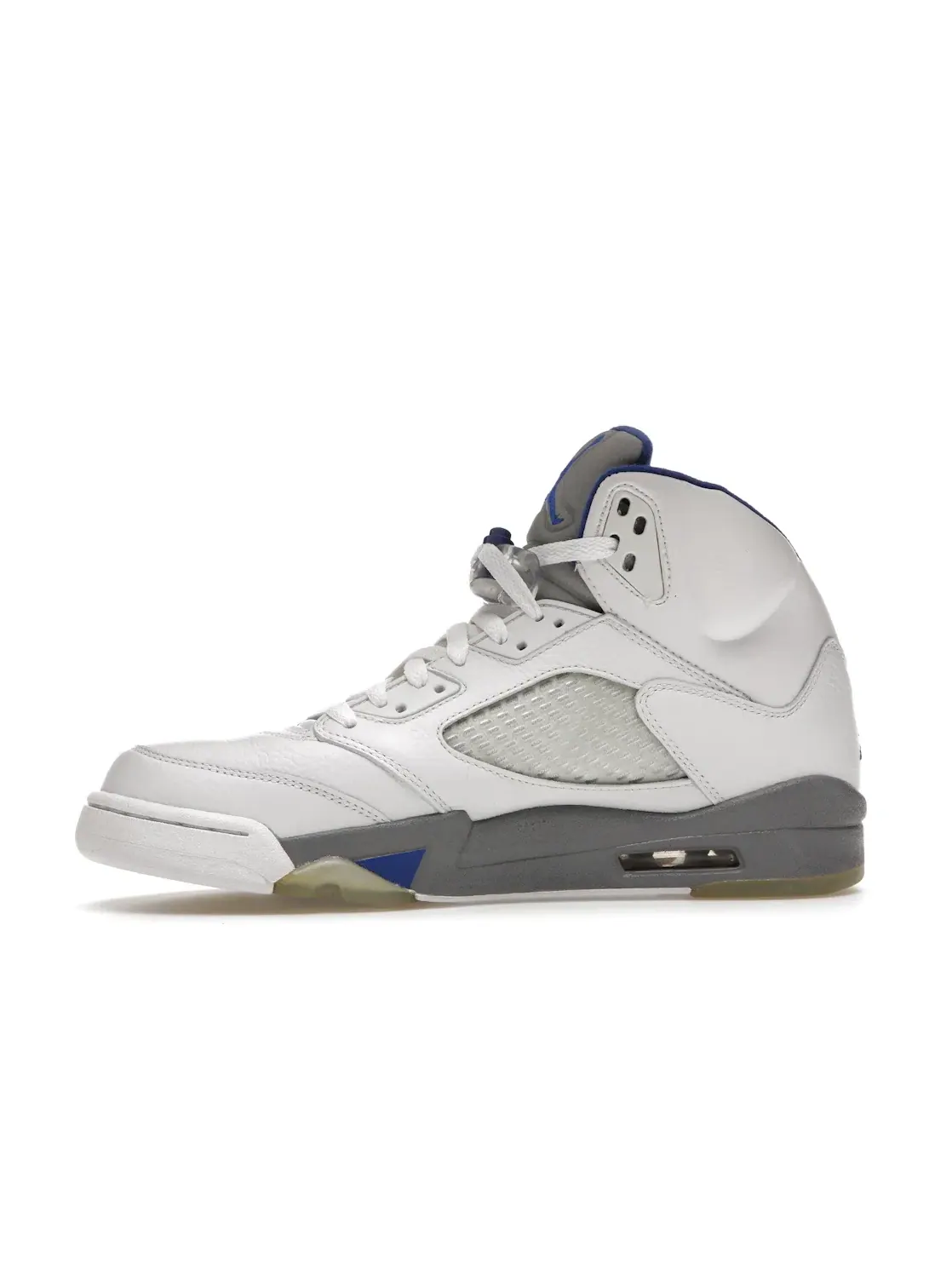 Мужские кроссовки с замшевыми вставками Jordan 5 Retro — изображение 3 из 4, белый