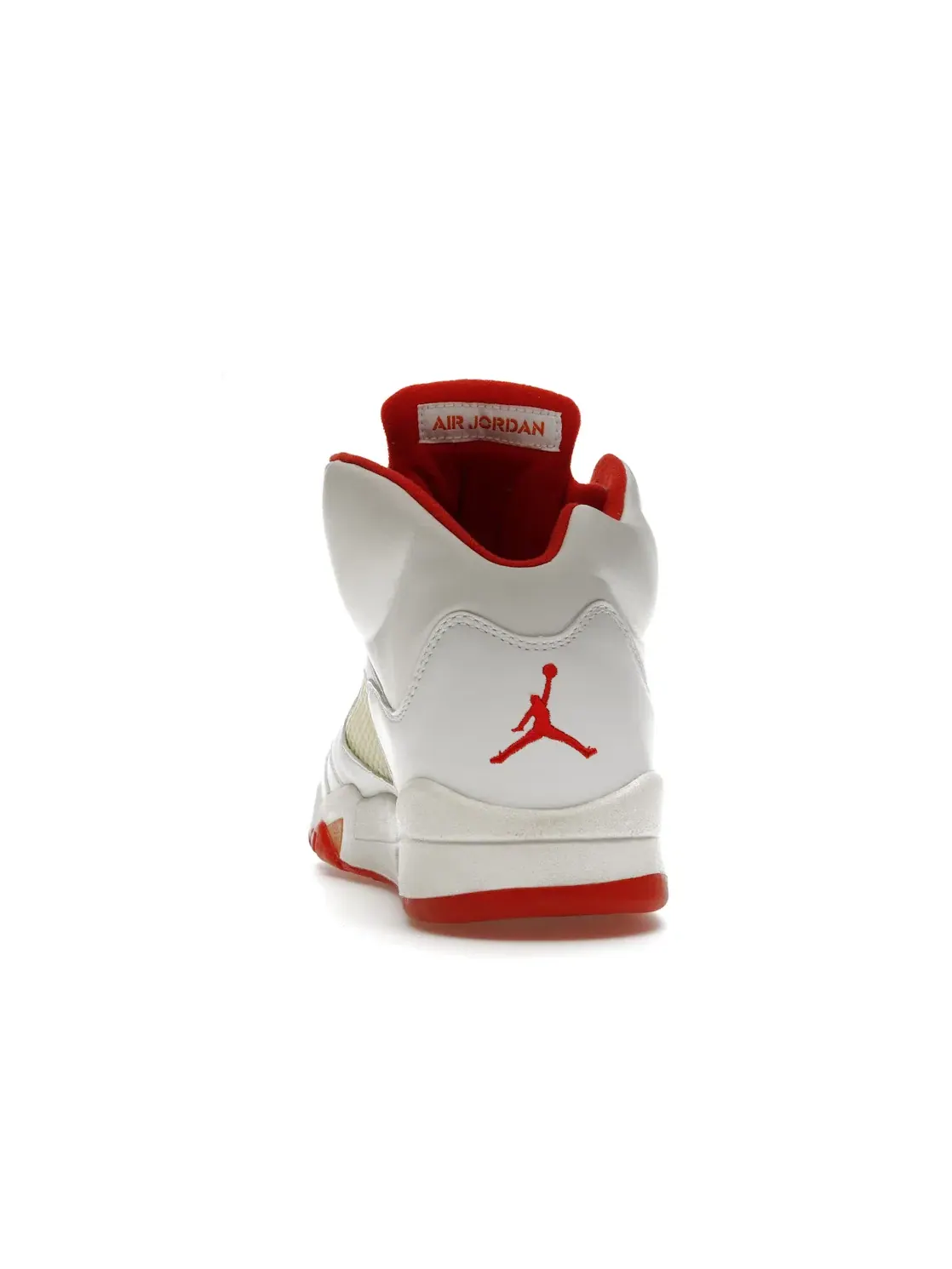 Женские кроссовки Lifestyle Jordan 5 Retro Jordan — изображение 4 из 4, белый/красный--темный