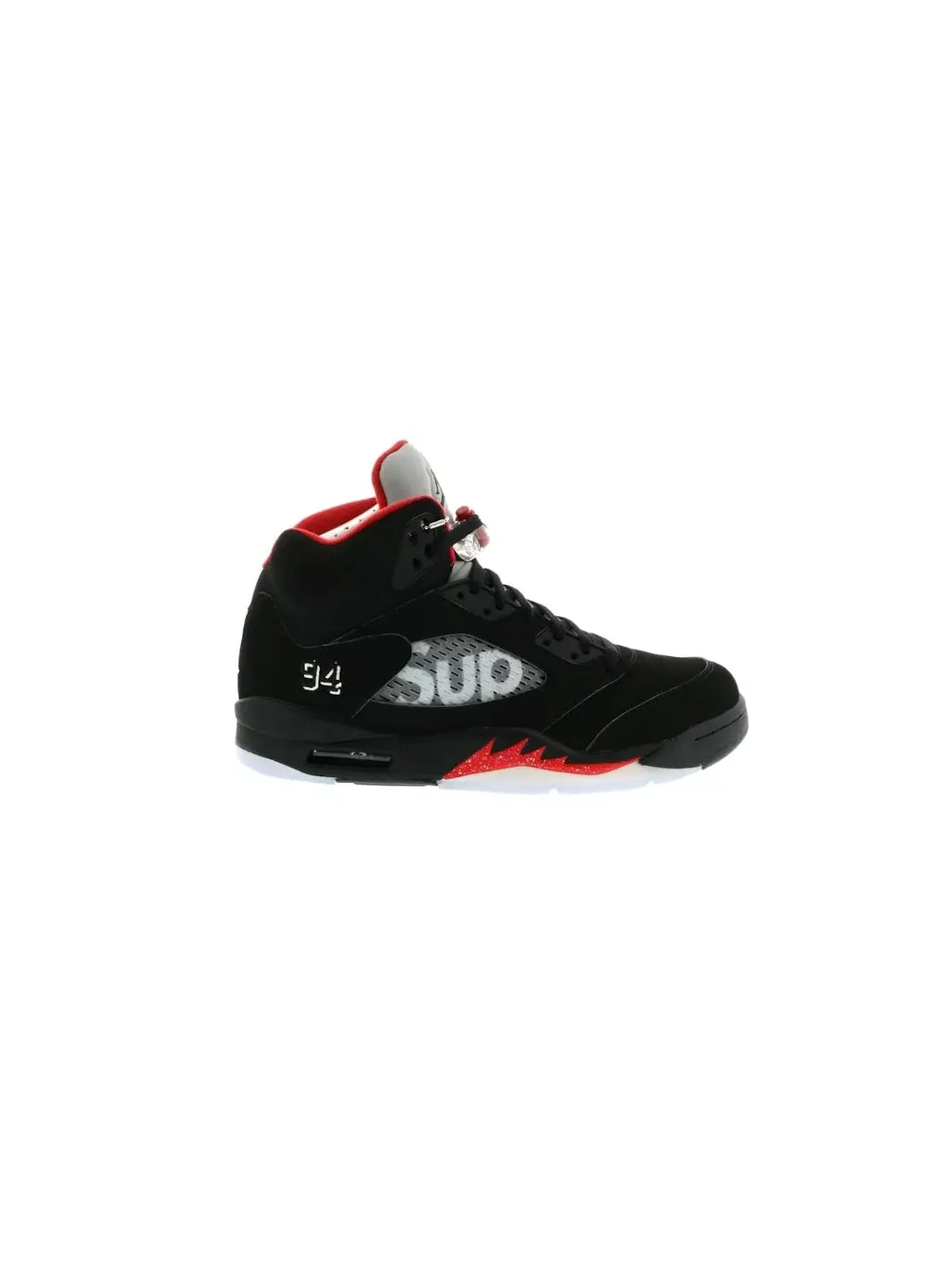 Мужские кроссовки Lifestyle с принтом Jordan 5 Retro Jordan — изображение 1 из 4, черный/красный