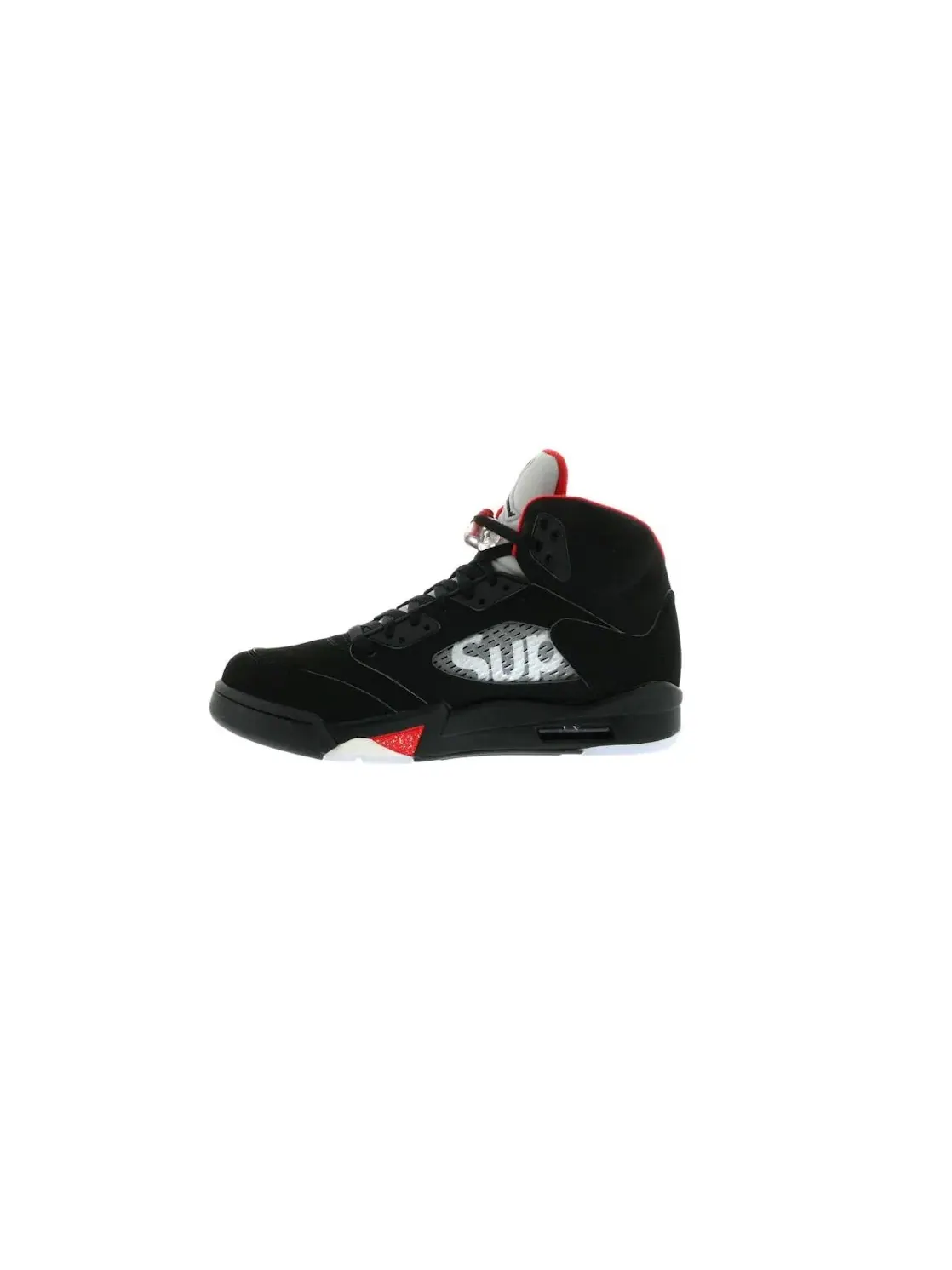 Мужские кроссовки Lifestyle с принтом Jordan 5 Retro Jordan — изображение 3 из 4, черный/красный