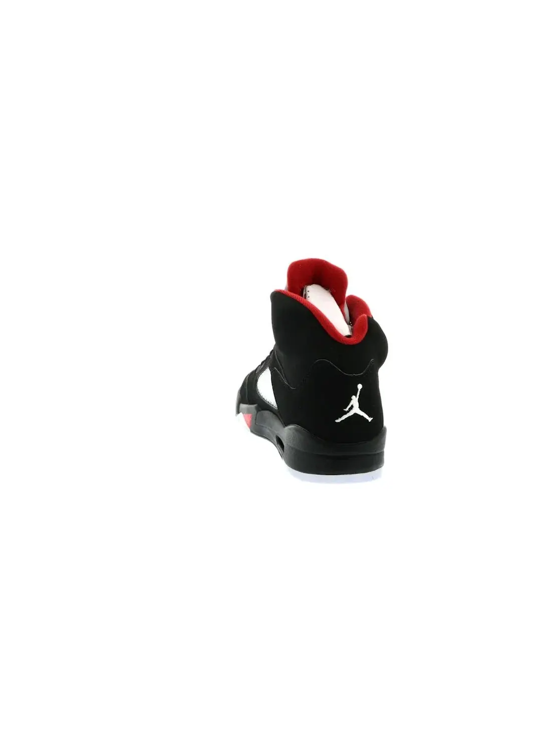 Мужские кроссовки Lifestyle с принтом Jordan 5 Retro Jordan — изображение 4 из 4, черный/красный