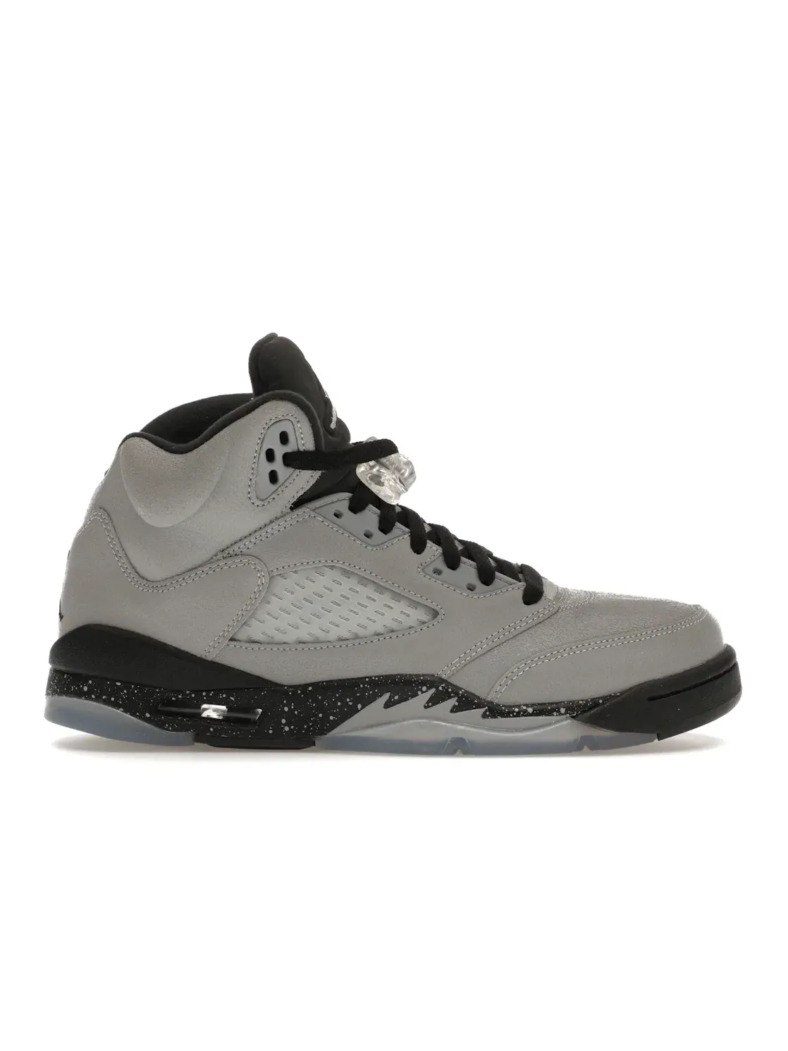 Детские кроссовки Lifestyle с нубуком Jordan 5 Retro — изображение 1 из 4, серый/черный
