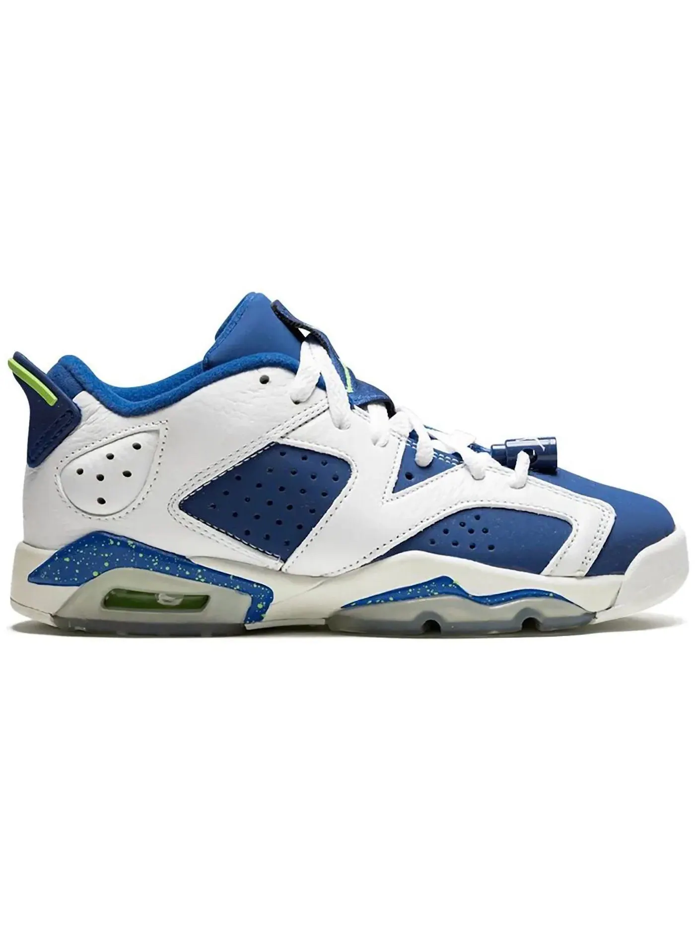 Детские кроссовки Lifestyle Jordan 6 Low Jordan — изображение 1 из 1, белый зеленый синий