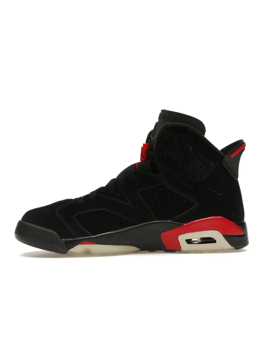 Мужские кроссовки с замком на шнурках Jordan 6 Retro Jordan — изображение 3 из 4, черный/красный