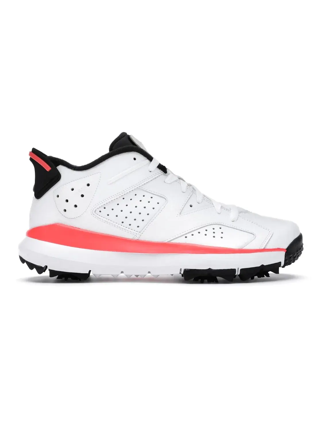 Мужские кроссовки с длинным шнурком Jordan 6 Retro Golf Cleat Jordan — изображение 1 из 4, белый/черный