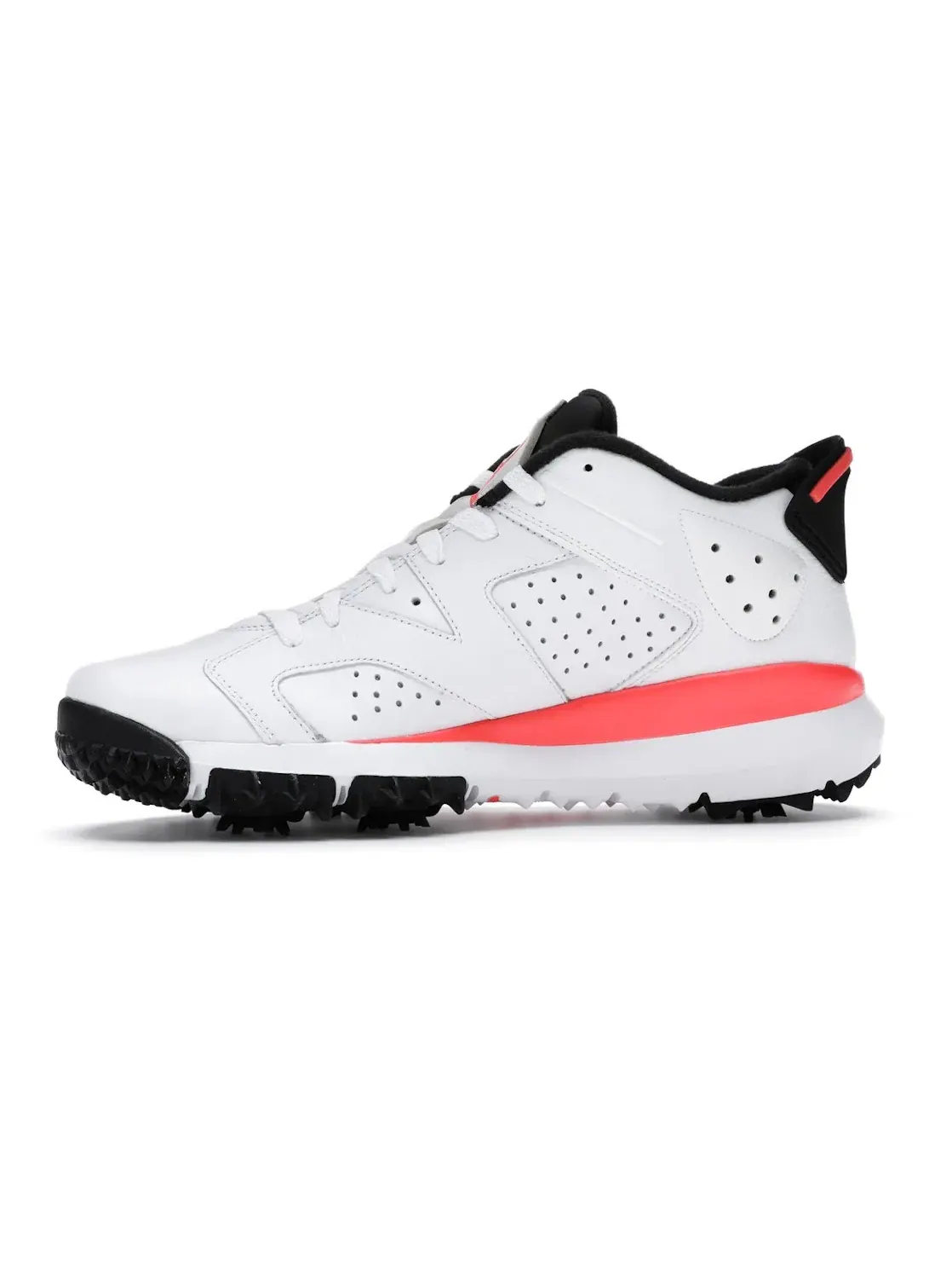 Мужские кроссовки с длинным шнурком Jordan 6 Retro Golf Cleat Jordan — изображение 3 из 4, белый/черный