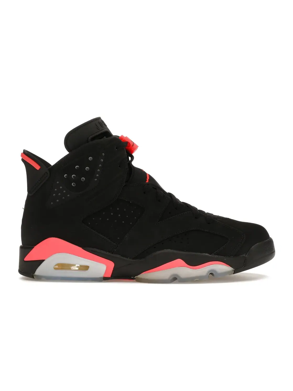 Мужские кроссовки Lifestyle с перфорированным нубуком Jordan 6 Retro — изображение 1 из 4, черный/-черный