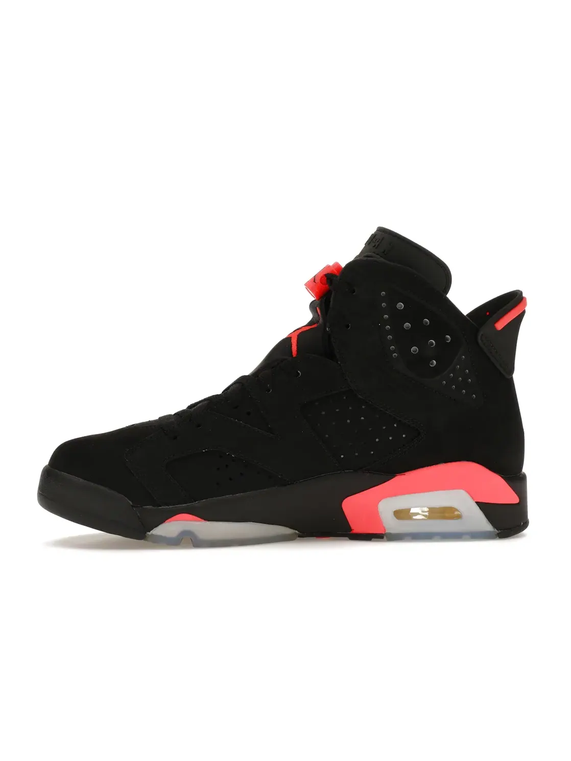 Мужские кроссовки Lifestyle с перфорированным нубуком Jordan 6 Retro — изображение 3 из 4, черный/-черный