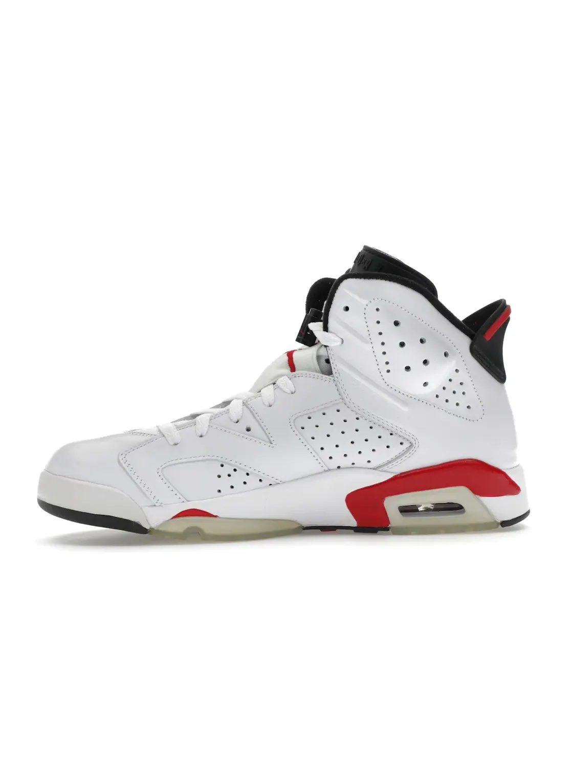 Мужские кроссовки с кожаным верхом Jordan 6 Retro Bulls (2010) Jordan — изображение 3 из 4, белый/красный-черный