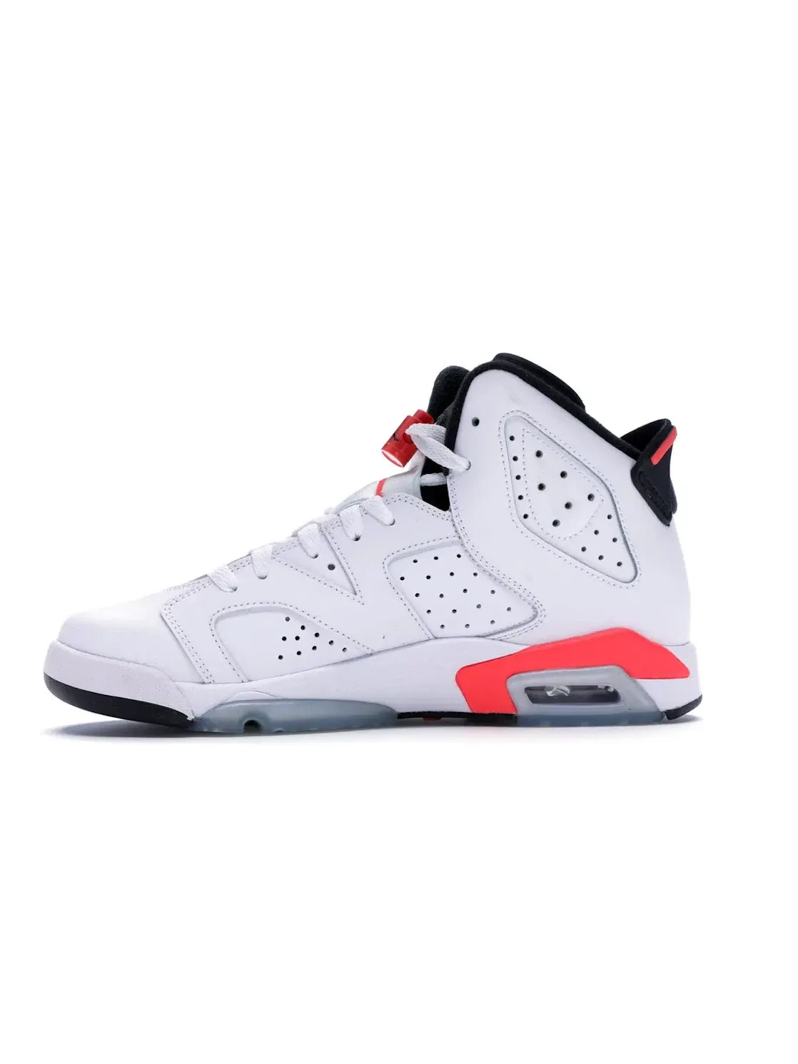 Детские кроссовки Lifestyle с перфорацией Jordan 6 Retro Jordan — изображение 3 из 4, белый