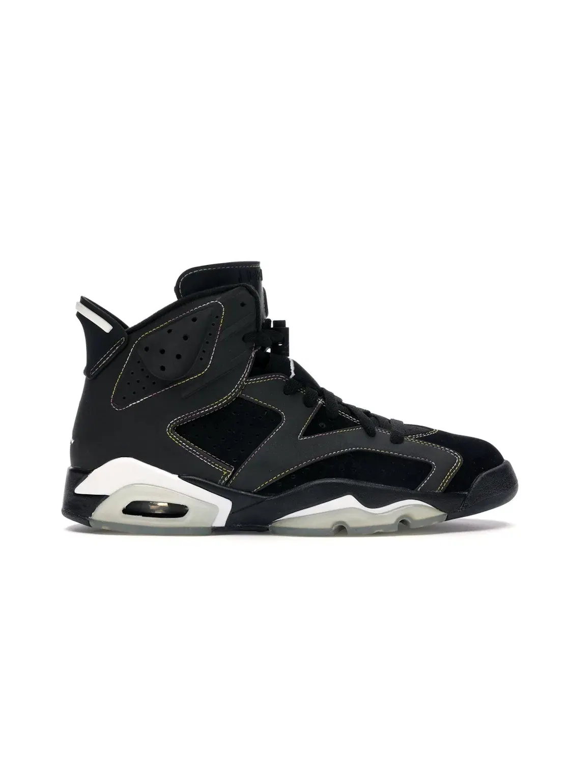 Мужские кроссовки Lifestyle с принтом Jordan 6 Retro Lakers Jordan — изображение 1 из 4, черный/фиолетовый-белый