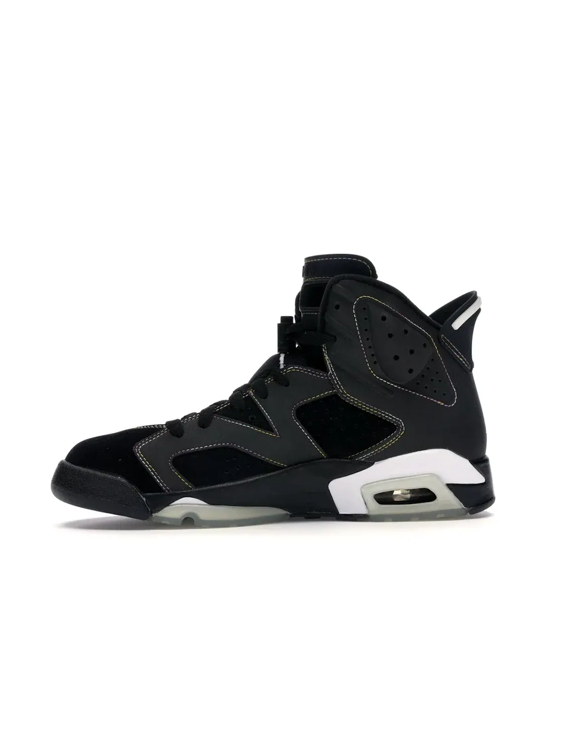 Мужские кроссовки Lifestyle с принтом Jordan 6 Retro Lakers Jordan — изображение 3 из 4, черный/фиолетовый-белый