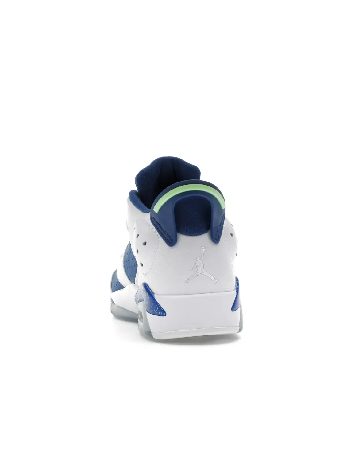 Мужские кроссовки на шнуровке Jordan 6 Retro Low Jordan — изображение 4 из 4, белый/зеленый-синий