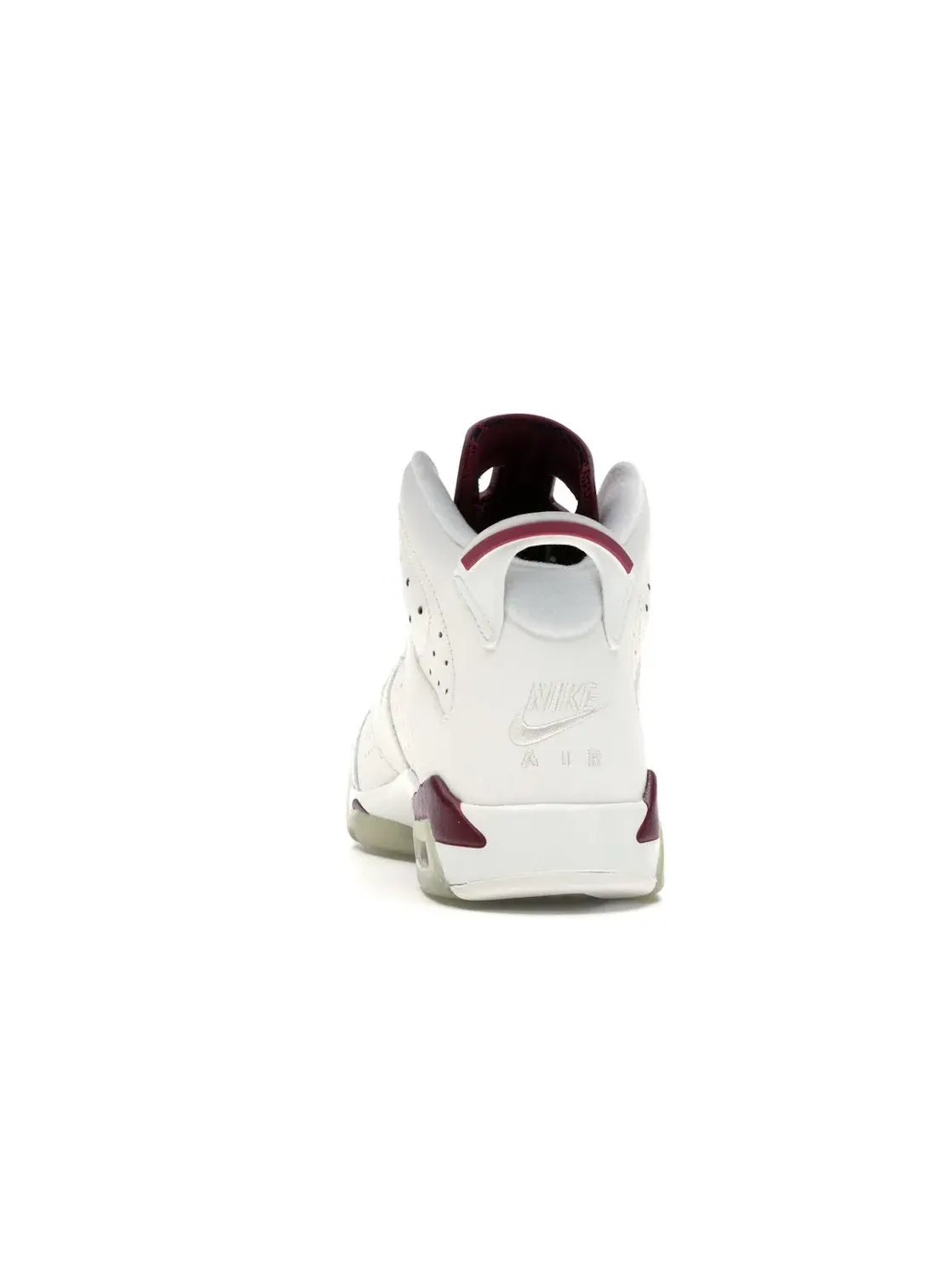 Детские кроссовки Lifestyle с цветовой гаммой Off White/New Maroon Jordan 6 Retro — изображение 4 из 4, белый