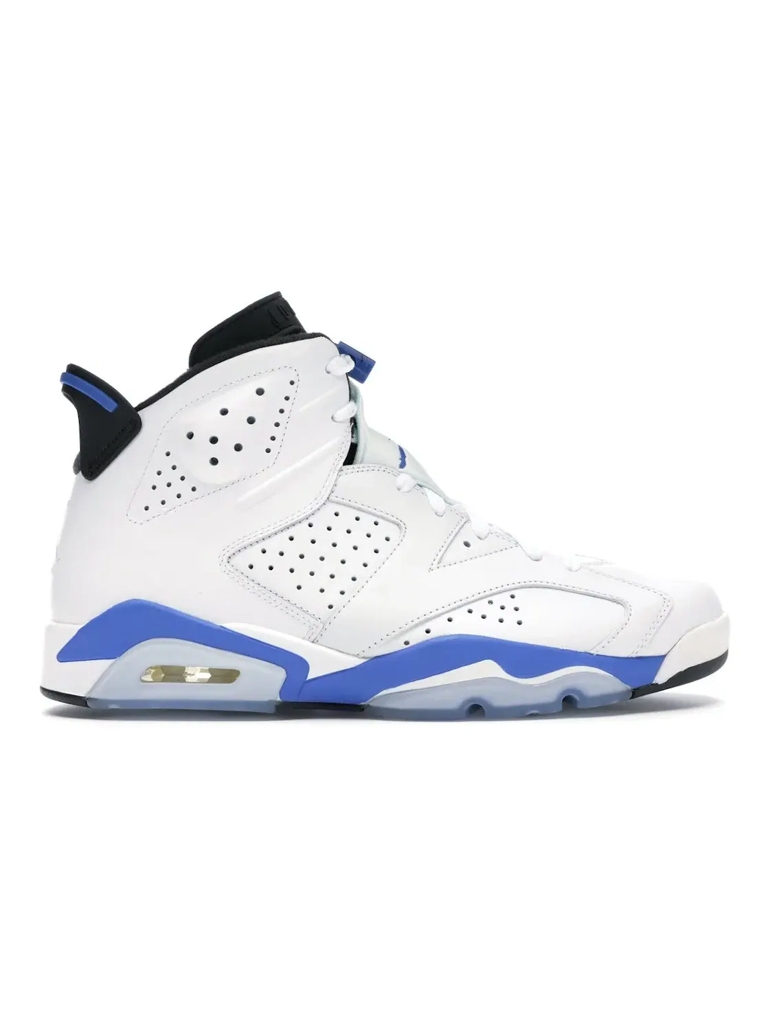 Мужские кроссовки с перфорацией Air Jordan 6 Retro Jordan — изображение 1 из 4, белый синий черный