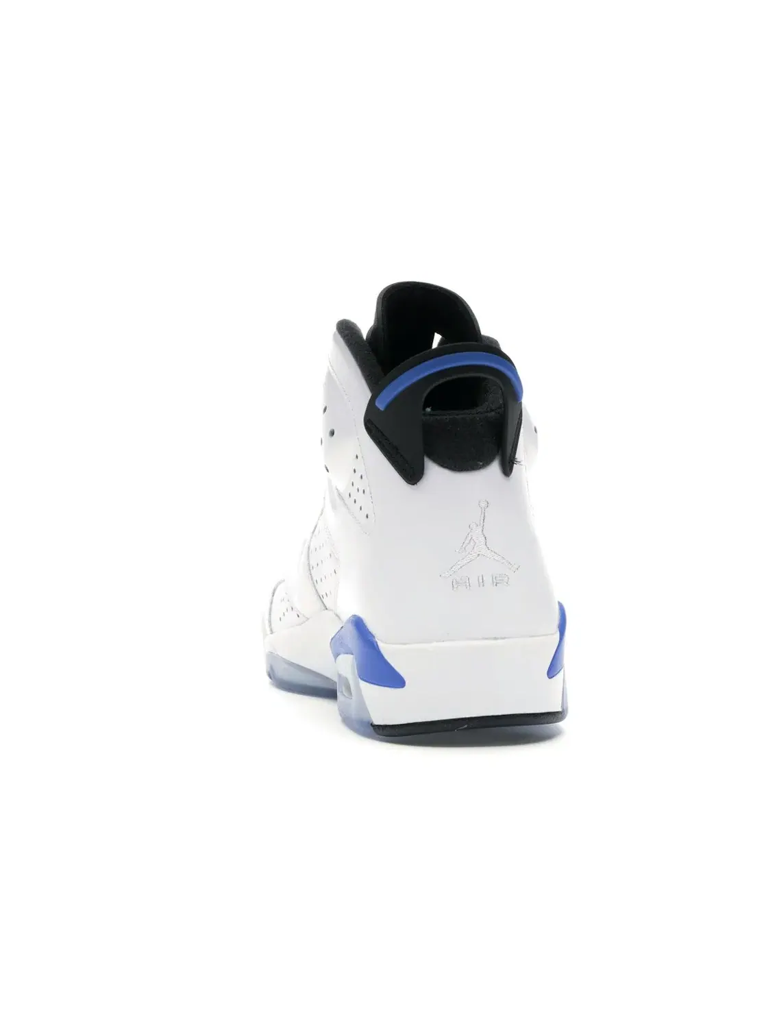 Мужские кроссовки с перфорацией Air Jordan 6 Retro Jordan — изображение 4 из 4, белый синий черный