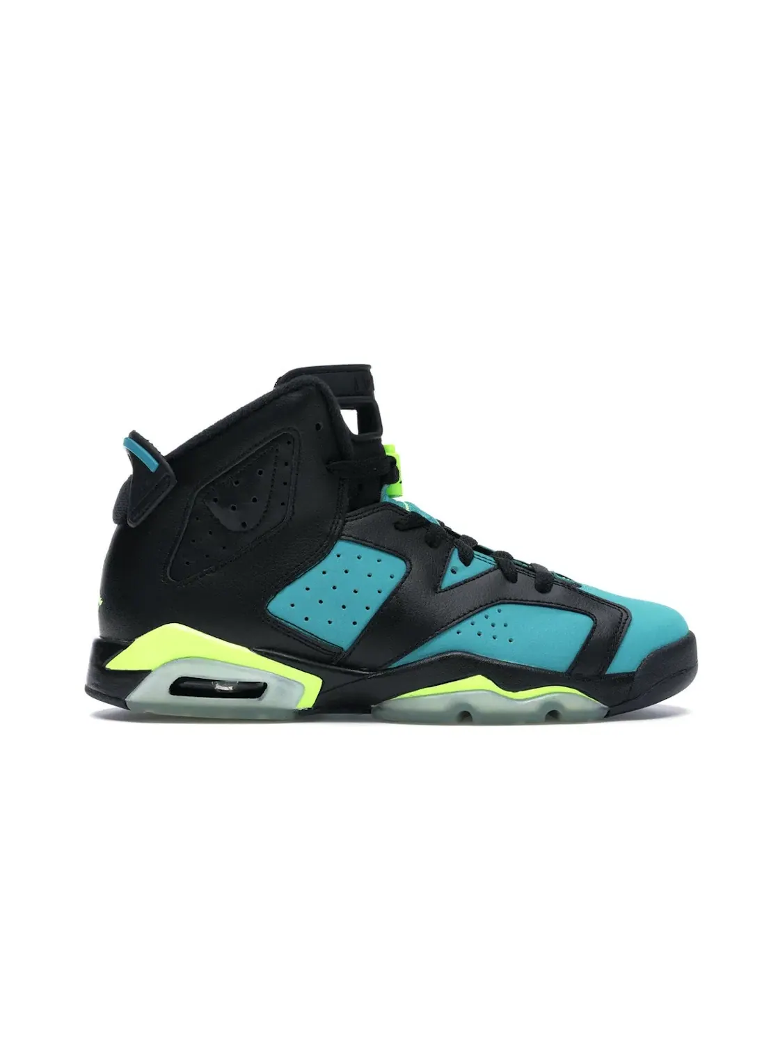 Детские кроссовки Lifestyle с оригинальным дизайном Jordan 6 Retro Jordan — изображение 1 из 4, черный/-зеленый-черный
