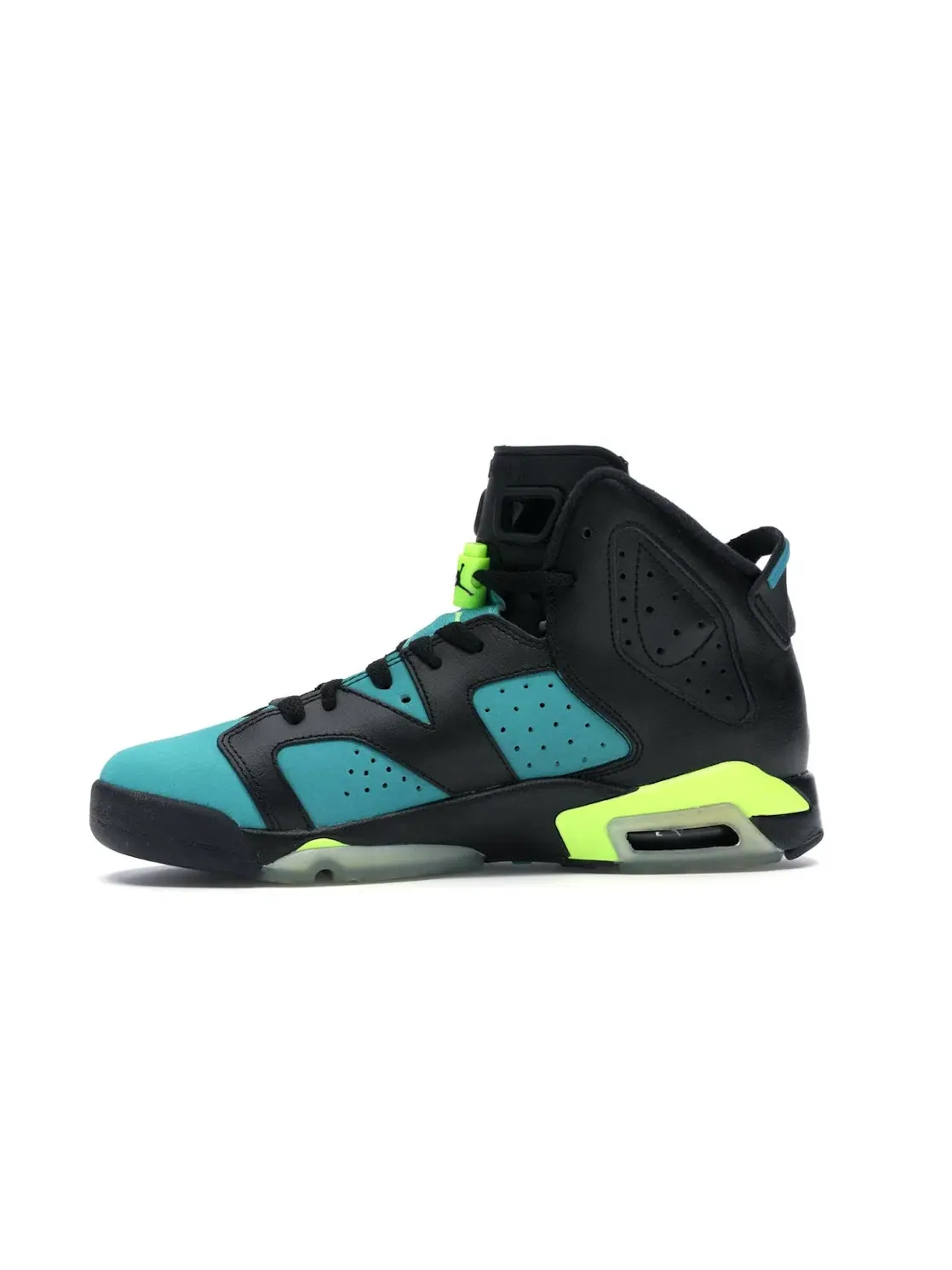 Детские кроссовки Lifestyle с оригинальным дизайном Jordan 6 Retro Jordan — изображение 3 из 4, черный/-зеленый-черный
