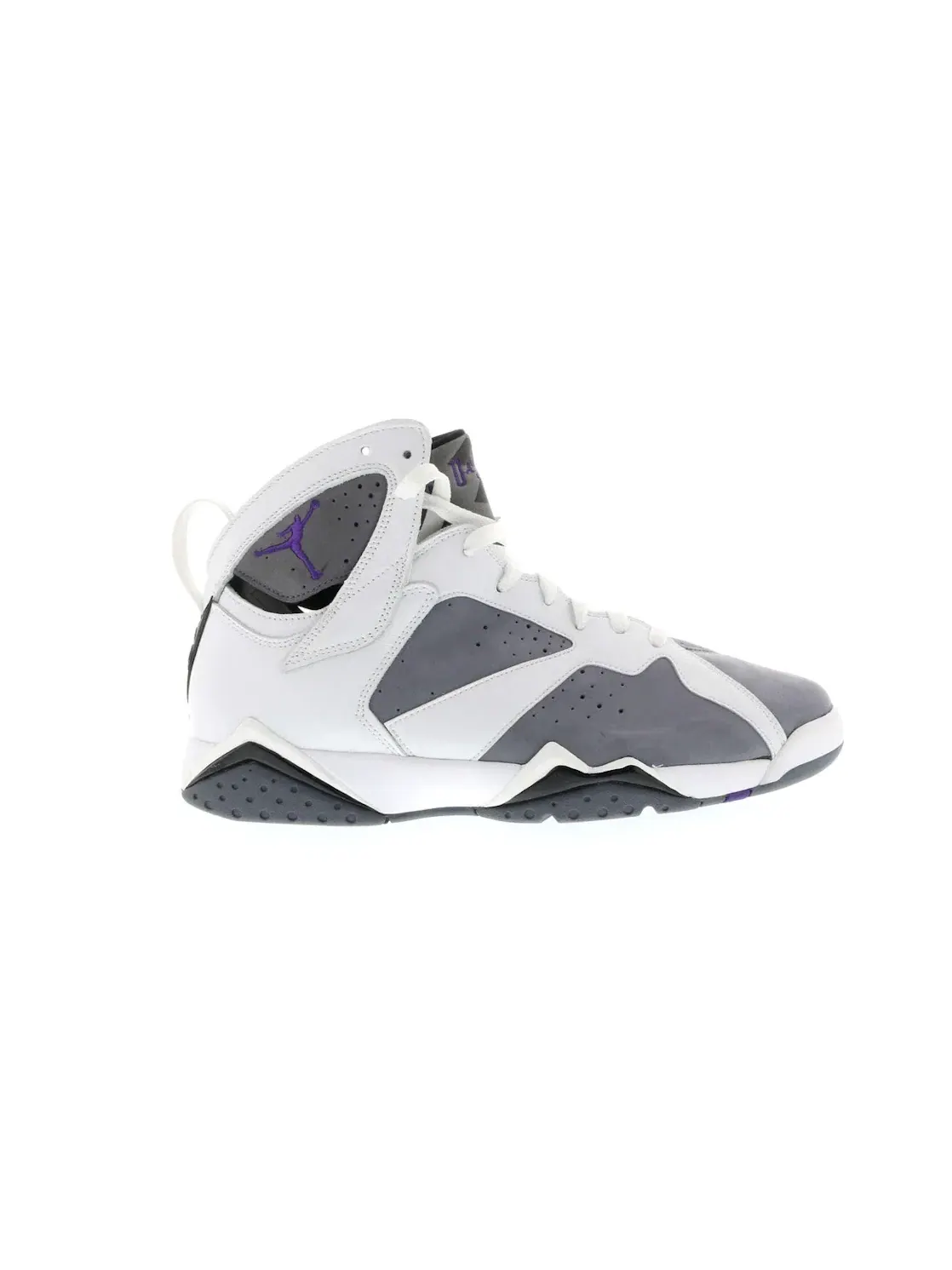 Мужские кроссовки с перфорацией Jordan 7 Retro Jordan — изображение 1 из 4, белый/фиолетовый-серый