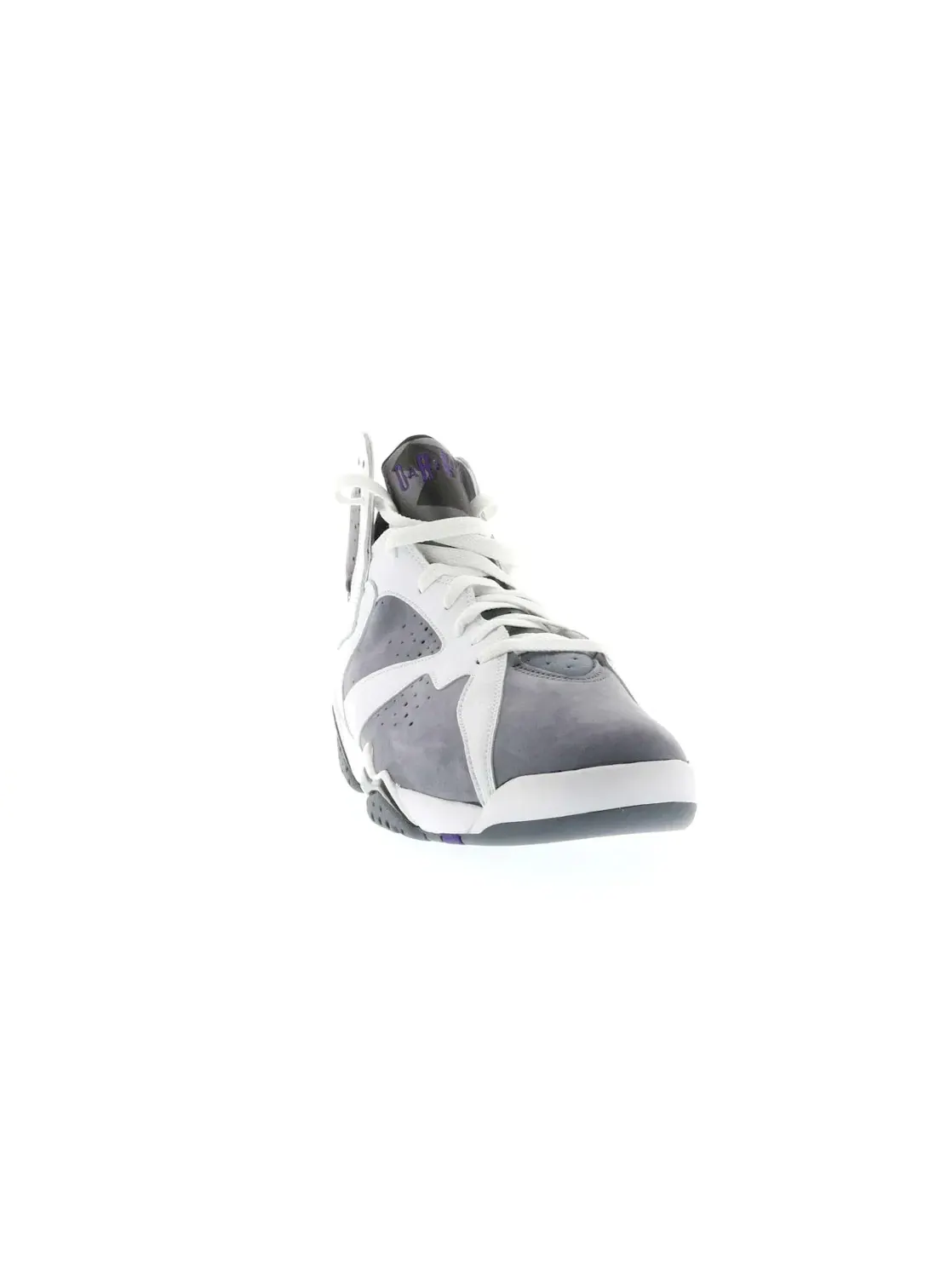 Мужские кроссовки с перфорацией Jordan 7 Retro Jordan — изображение 2 из 4, белый/фиолетовый-серый