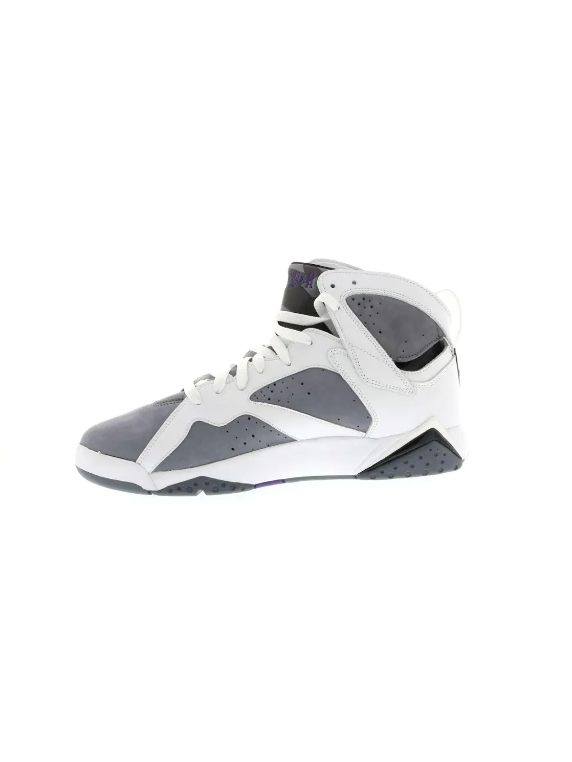 Мужские кроссовки с перфорацией Jordan 7 Retro Jordan — изображение 3 из 4, белый/фиолетовый-серый