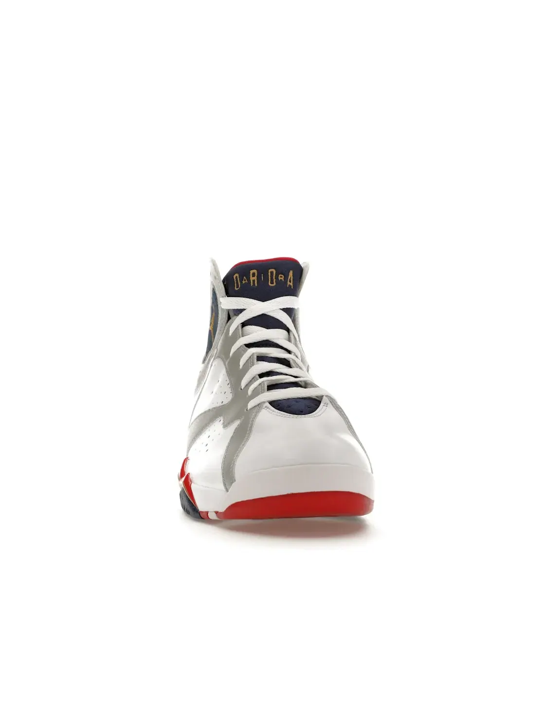 Мужские кроссовки с принтом Jordan 7 Retro Jordan — изображение 2 из 4, белый/красный-золотистый