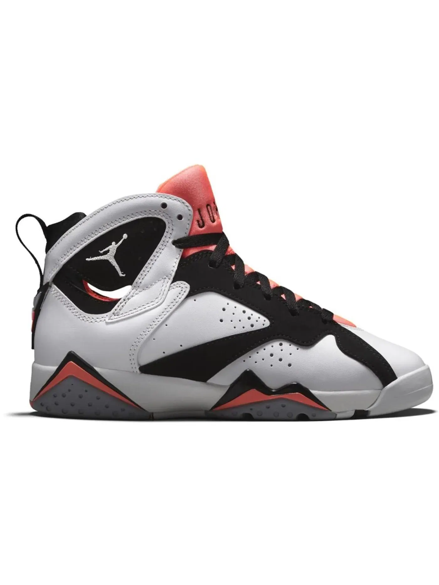 Детские кроссовки Lifestyle с принтом Jordan 7 Retro Jordan — изображение 1 из 1, белый/черный--серый