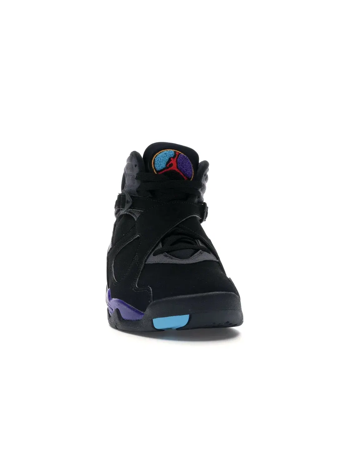Мужские кроссовки с принтом Jordan 8 Retro Jordan — изображение 2 из 4, черный/яркий-голубой