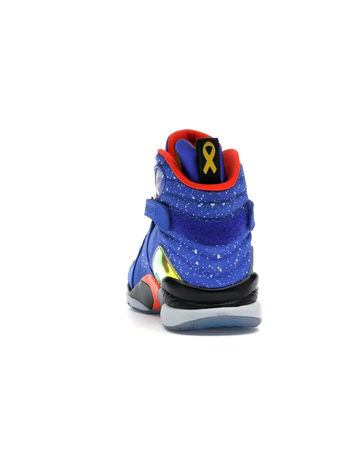 Мужские кроссовки с высокой посадкой Jordan 8 Retro Jordan — изображение 4 из 4, синий оранжевый черный