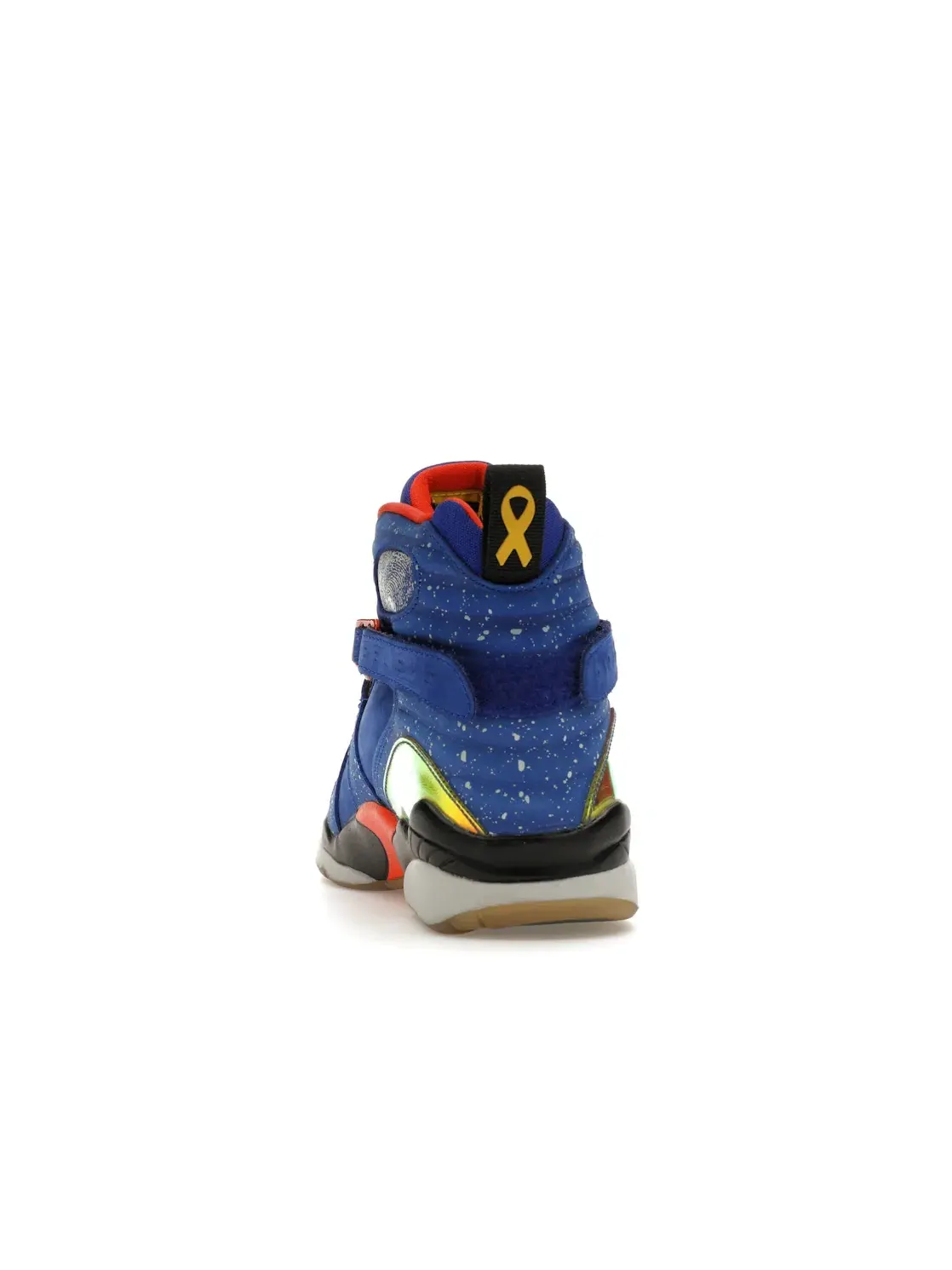 Детские кроссовки Lifestyle Jordan 8 Retro Jordan — изображение 4 из 4, синий/оранжевый-черный