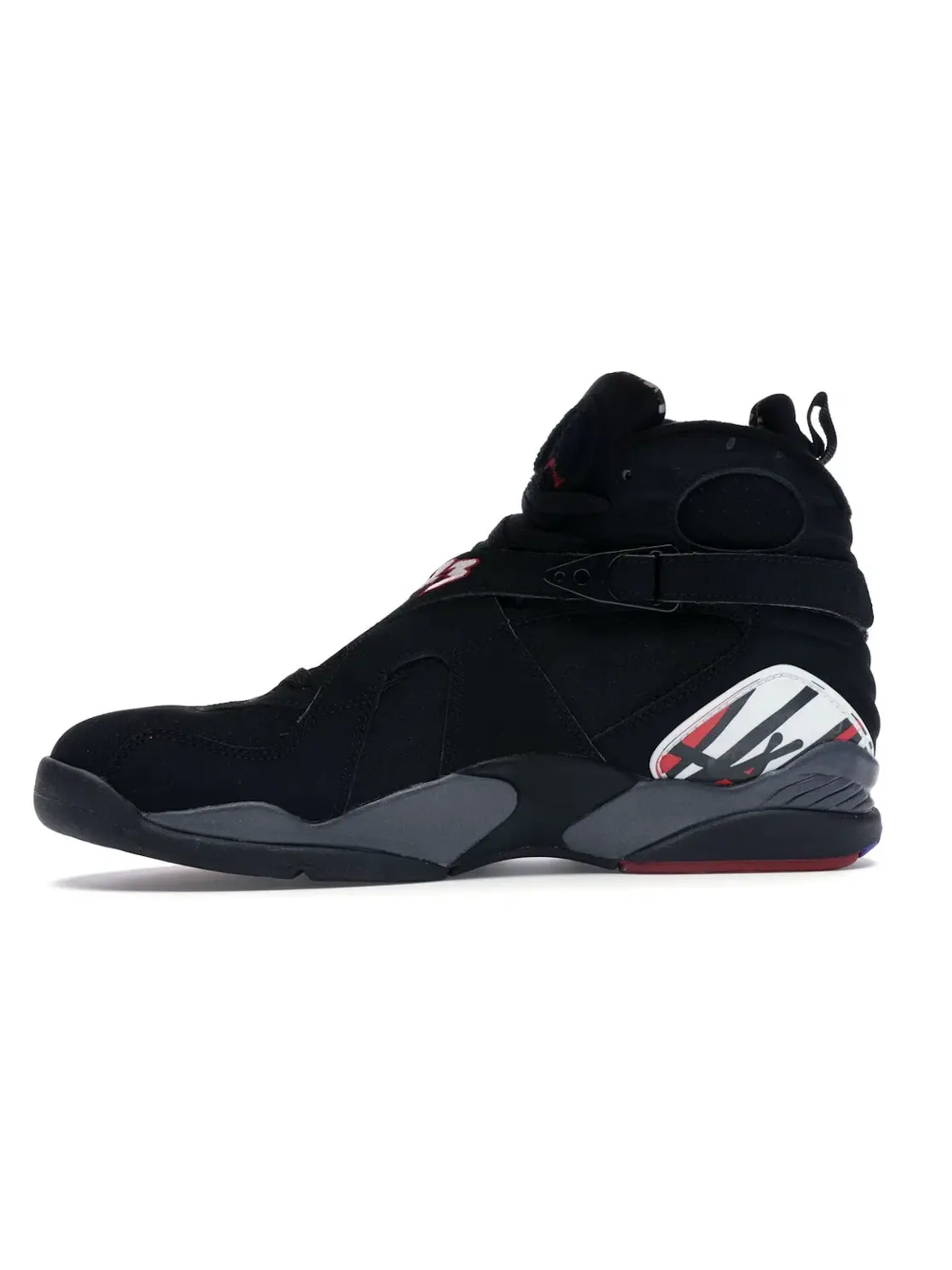 Мужские кроссовки с ремешками Jordan 8 Retro Jordan — изображение 3 из 4, черный/красный-белый
