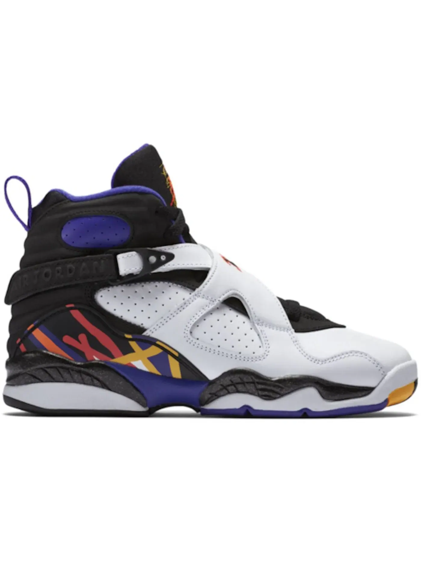Детские кроссовки Lifestyle Jordan 8 Retro Jordan — изображение 1 из 1, белый/-черный-яркий