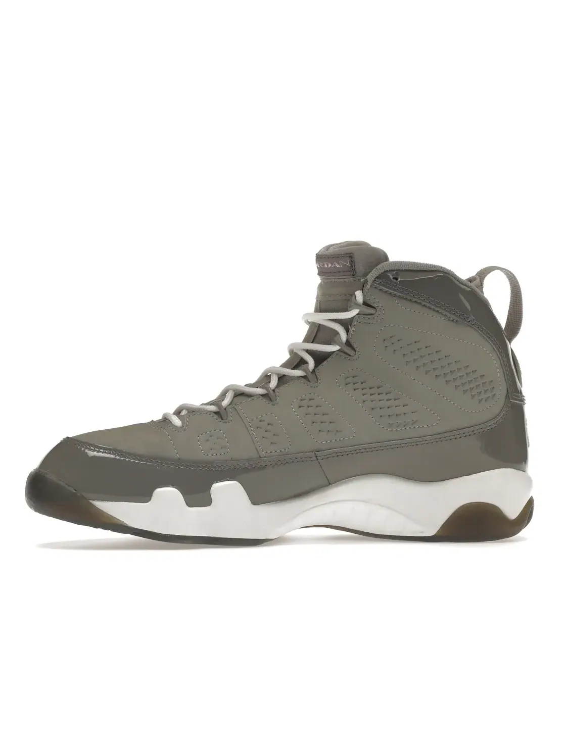 Мужские кроссовки повседневные Jordan 9 Retro Jordan — изображение 3 из 4, серый/белый/серый