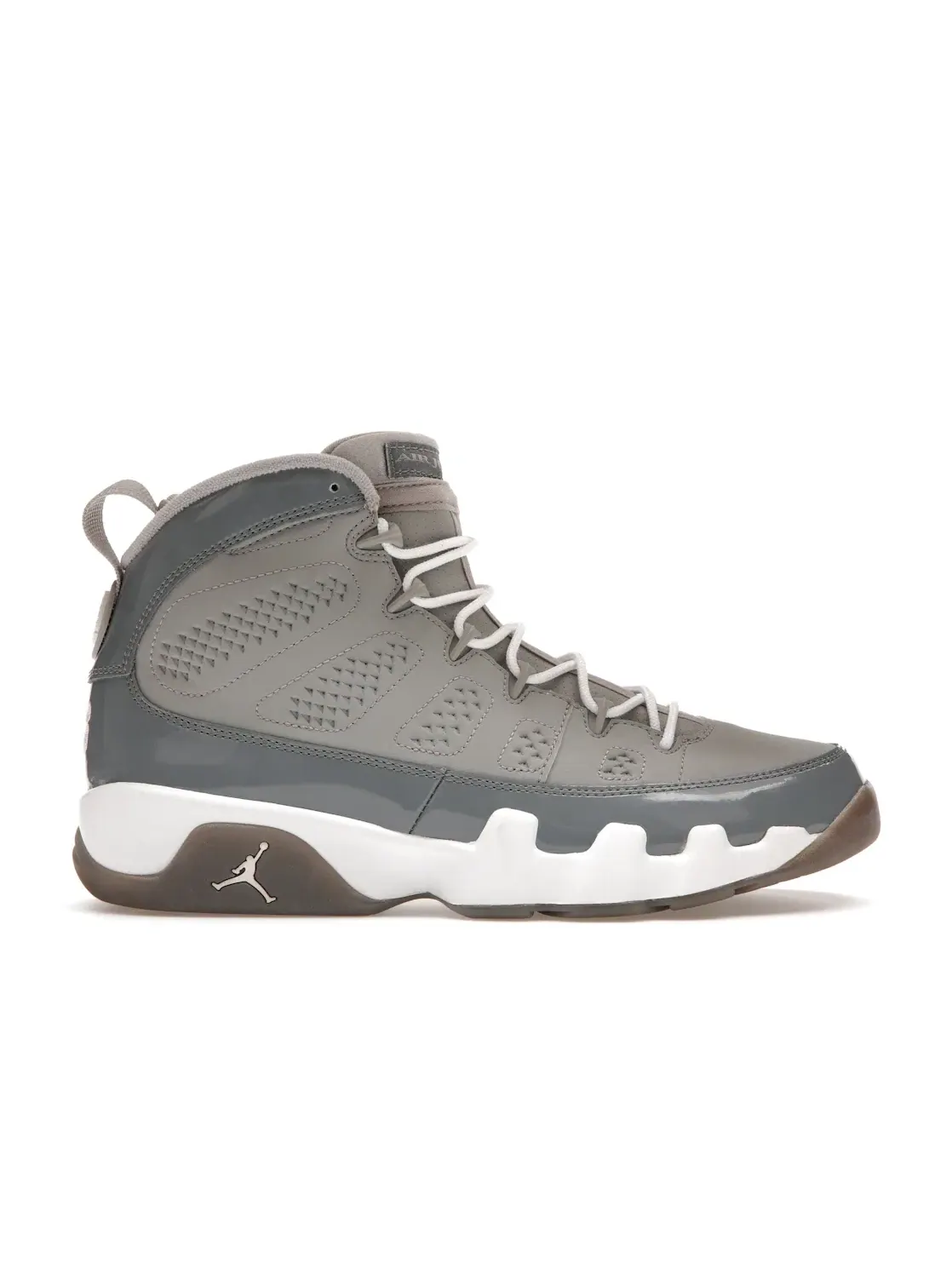 Мужские кроссовки Lifestyle с замшевым верхом Jordan 9 Retro — изображение 1 из 4, серый/белый-серый