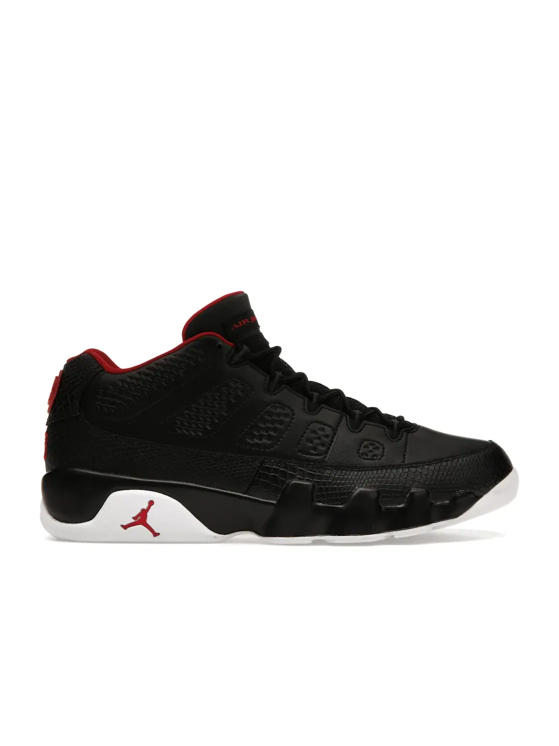 Мужские кроссовки с верхом из неопрена Jordan 9 Retro Low Snakeskin Jordan — изображение 1 из 4, черный/красный-белый