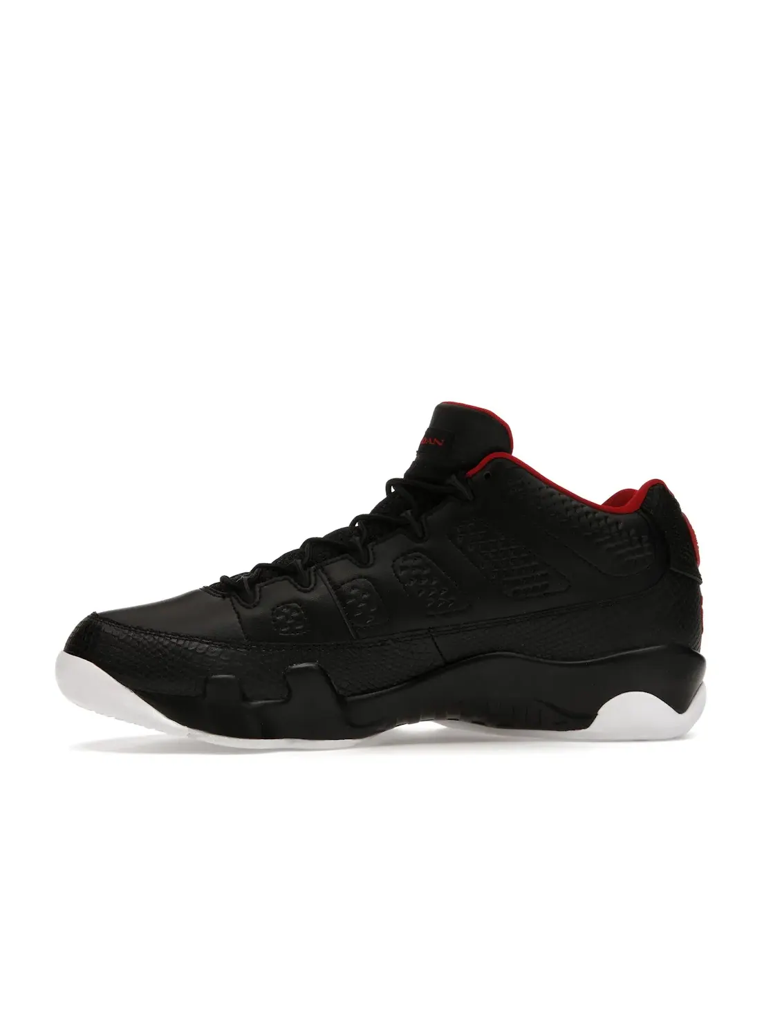 Мужские кроссовки с верхом из неопрена Jordan 9 Retro Low Snakeskin Jordan — изображение 3 из 4, черный/красный-белый