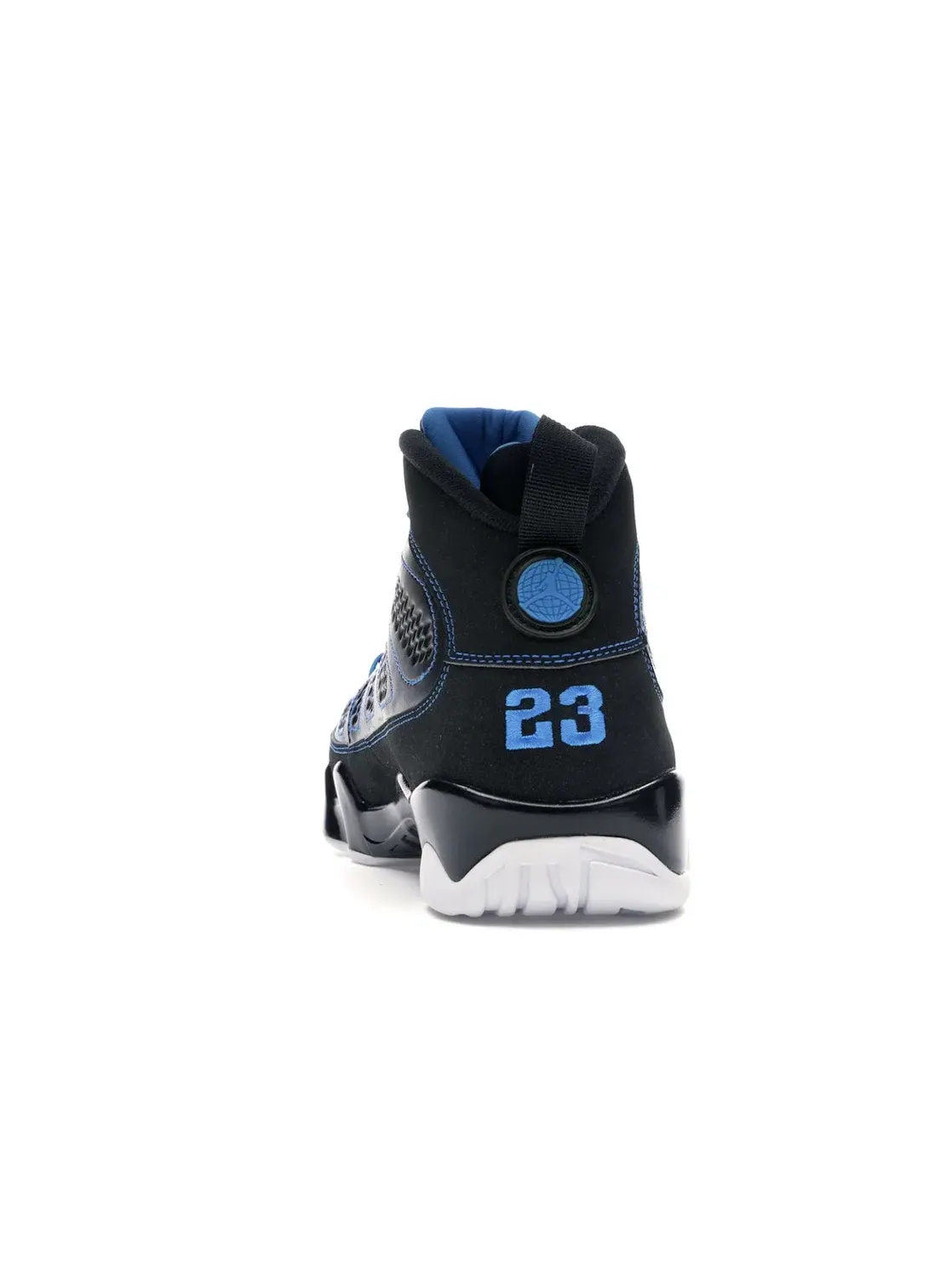 Мужские кроссовки с контрастной подошвой Jordan 9 Retro Photo Blue Jordan — изображение 4 из 4, черный/голубой