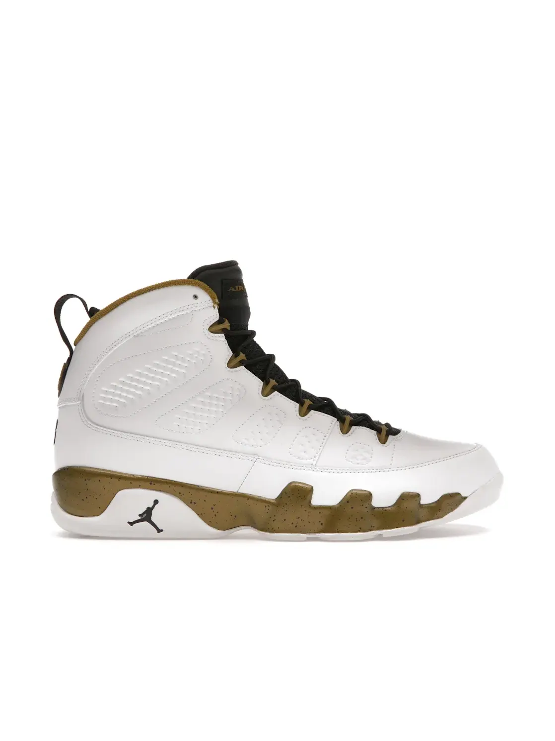 Мужские кроссовки Lifestyle с принтом Jordan 9 Retro Jordan — изображение 1 из 4, белый/черный-зеленый