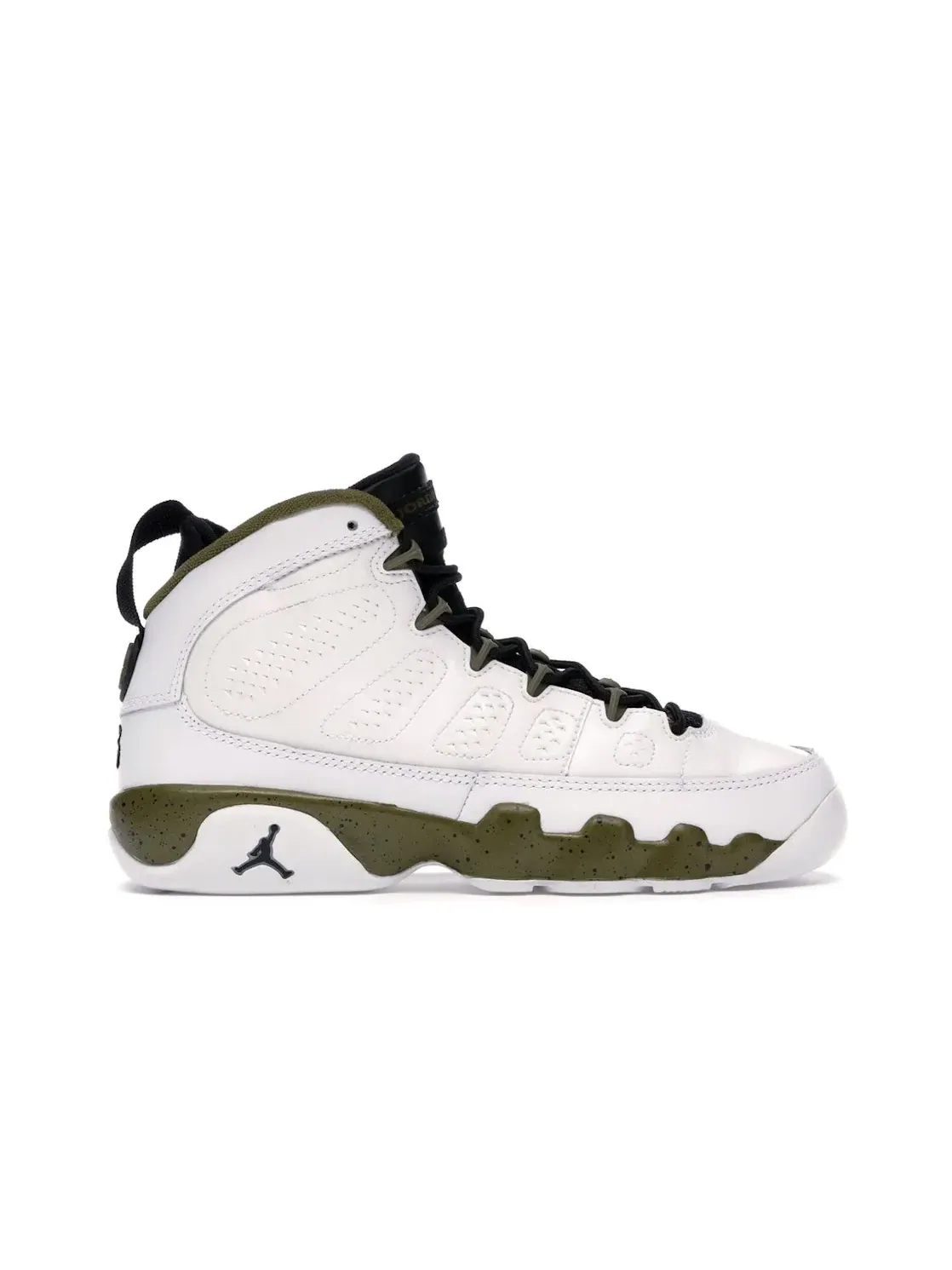 Детские кроссовки Lifestyle Jordan 9 Retro Jordan — изображение 1 из 4, белый/черный-зеленый