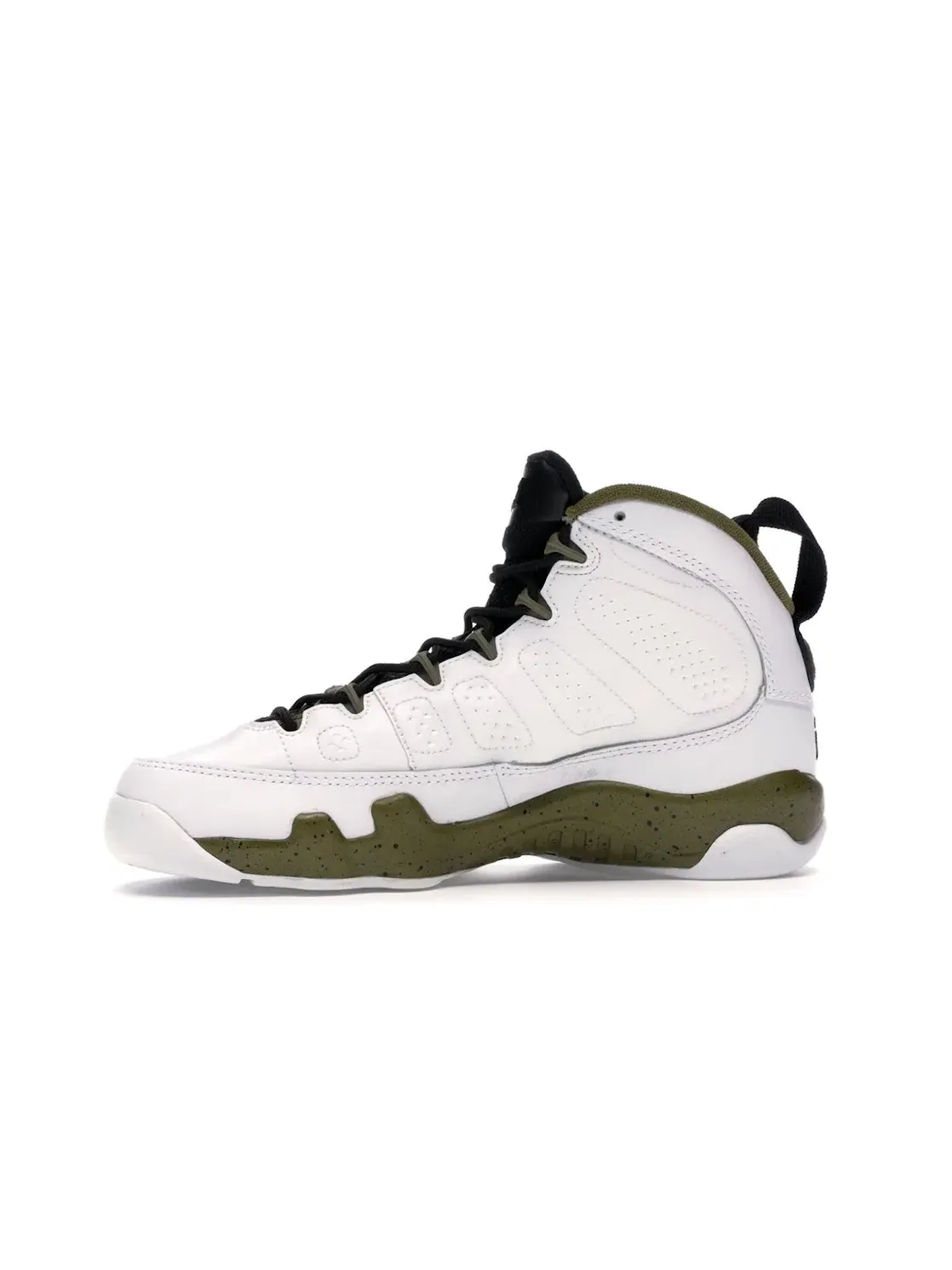 Детские кроссовки Lifestyle Jordan 9 Retro Jordan — изображение 3 из 4, белый/черный-зеленый